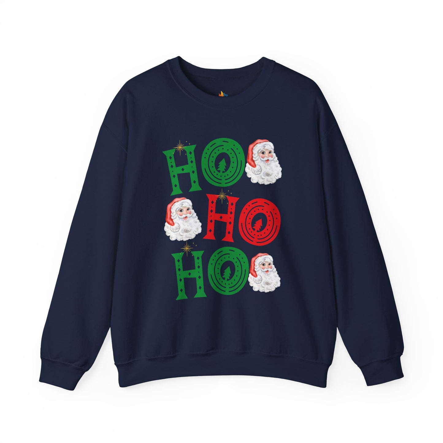 Ho Ho Ho, Christmas Sweatshirt, Unisex Crewneck, Holiday Season Outfit, Winter Sweatshirt