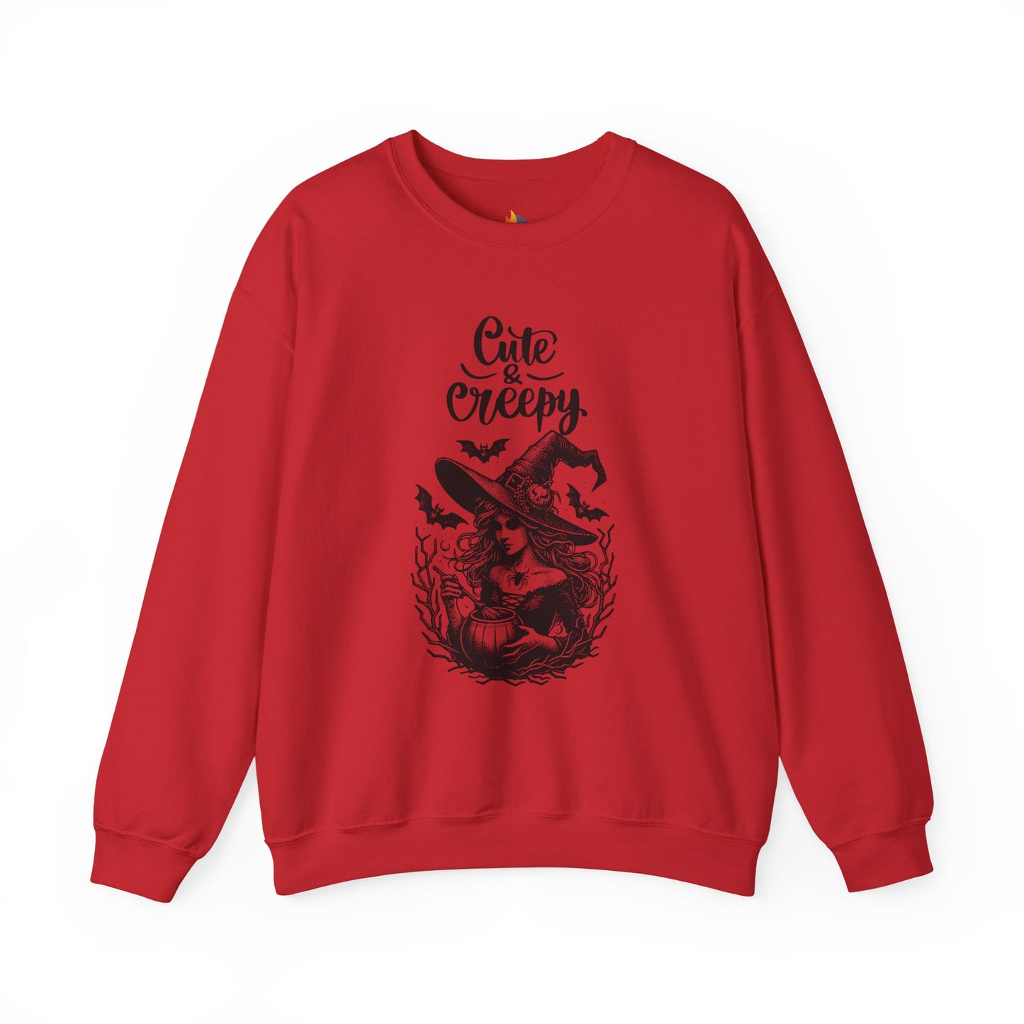 Cute & Creepy Halloween Sweatshirt, Unisex Crewneck, Fall Season Outfit, Cozy Fall Gift, Halloween Gift