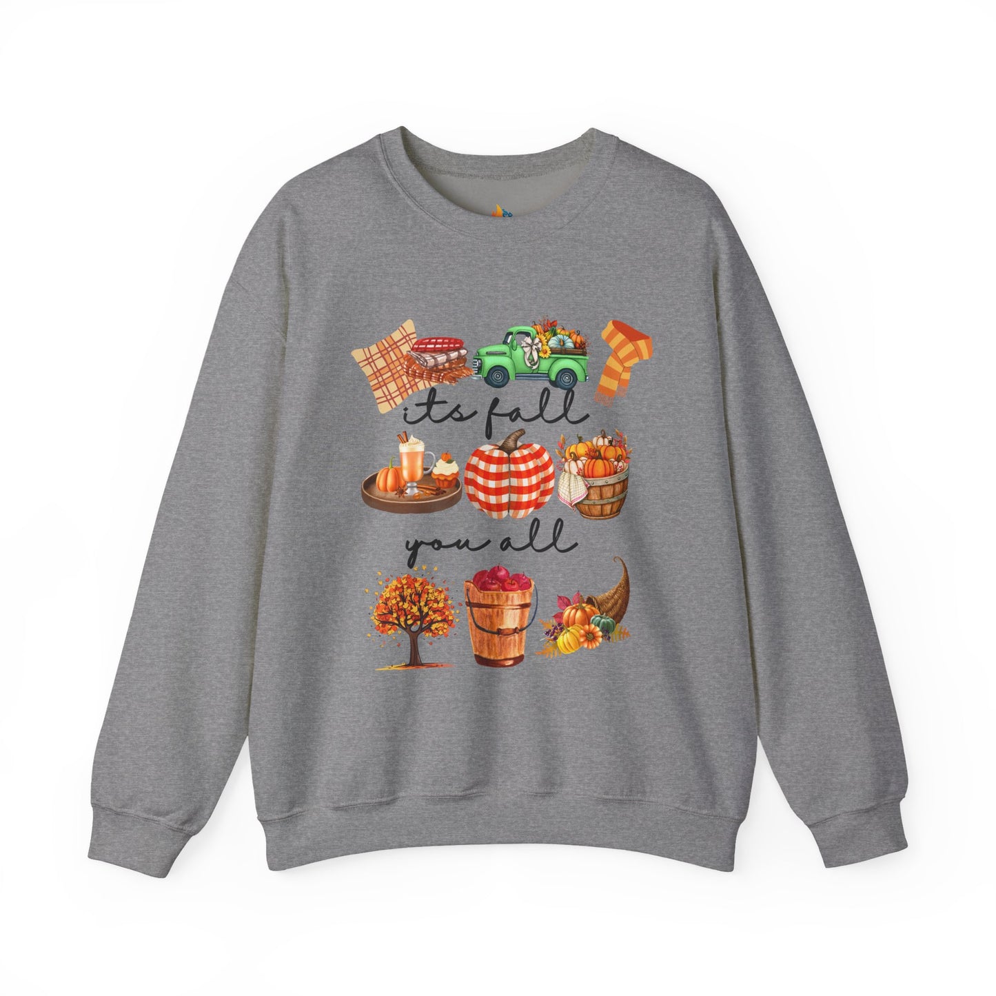 Its Fall Y'all Sweatshirt, Unisex Crewneck, Funny Fall Apparel, Cozy Fall Gift