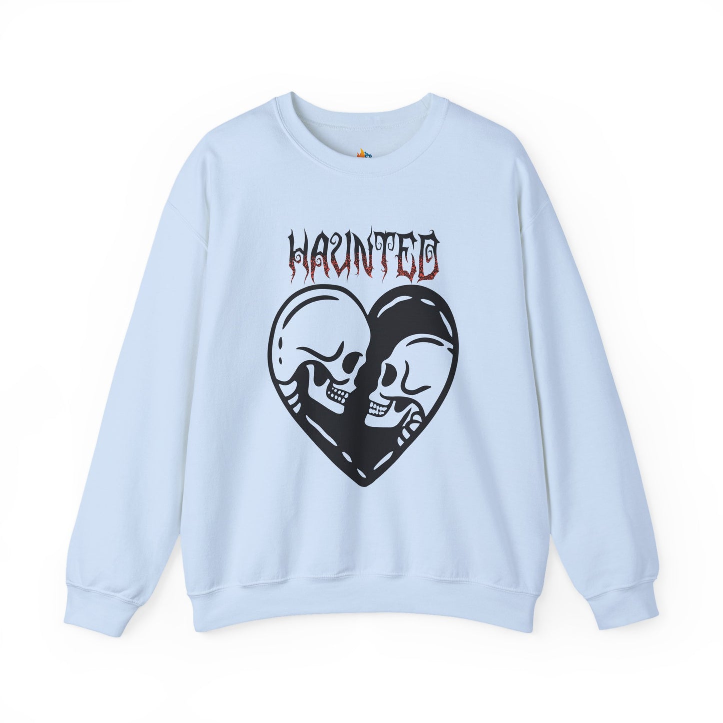 Haunted Sweatshirt, Unisex Crewneck, Fall Season Outfit, Cozy Fall Gift, Halloween Gift