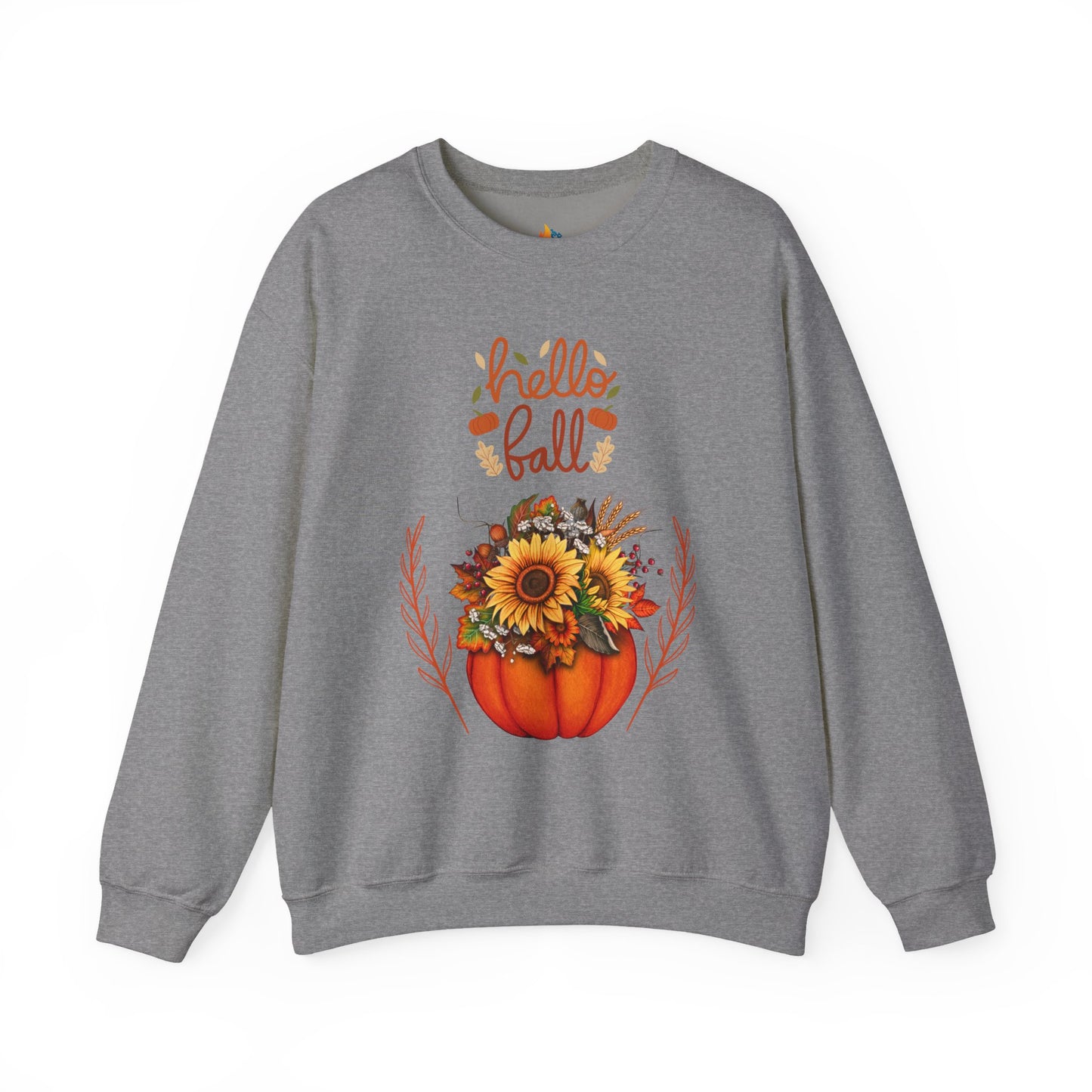 Hello Fall Sweatshirt, Unisex Crewneck, Fall Season Outfit, Cozy Fall Gift
