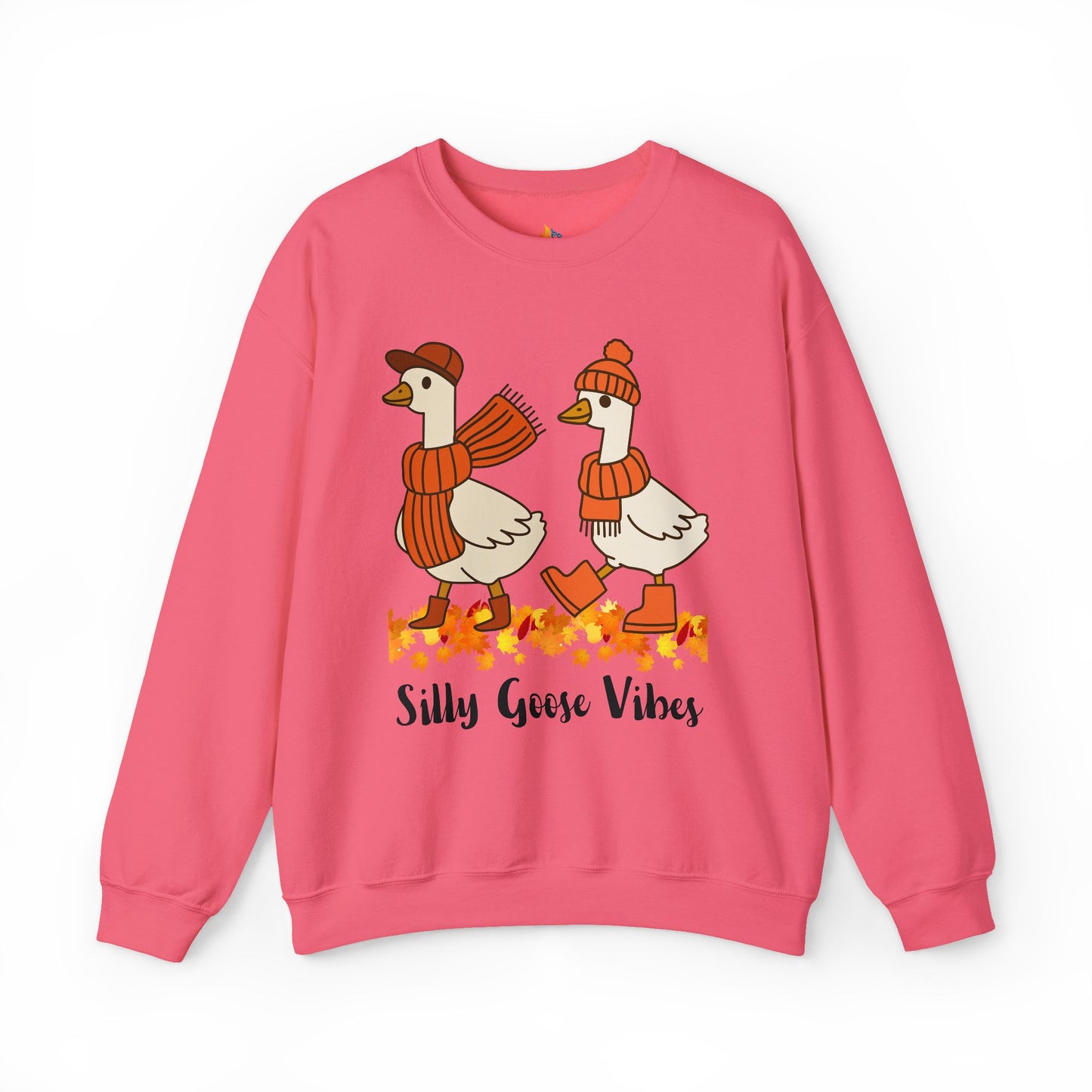 Silly goose vibes Sweatshirt, Unisex Crewneck, Funny Fall Apparel, Cozy Fall Gift