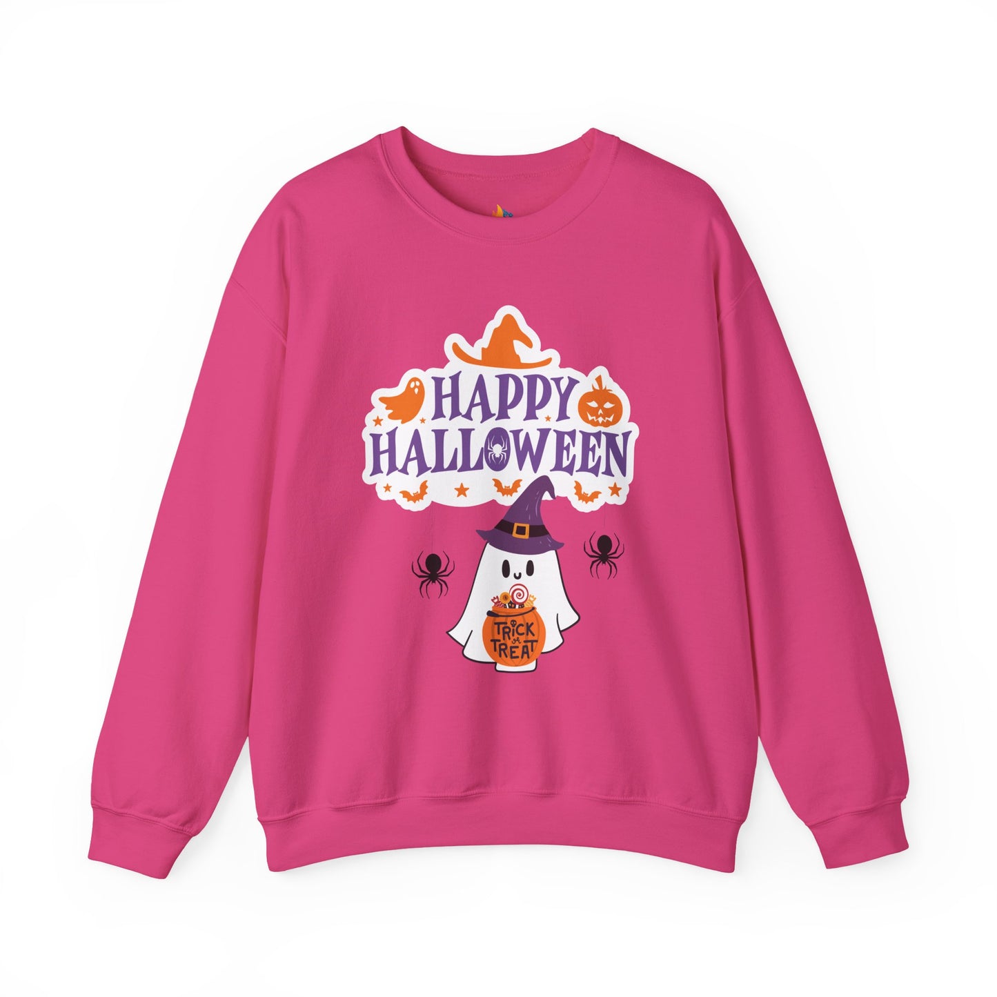 Happy Halloween Sweatshirt, Unisex Crewneck, Funny Halloween Apparel, Spooky Season Outfit, Cozy Fall Gift, Spooky Cute, Retro Halloween Gift