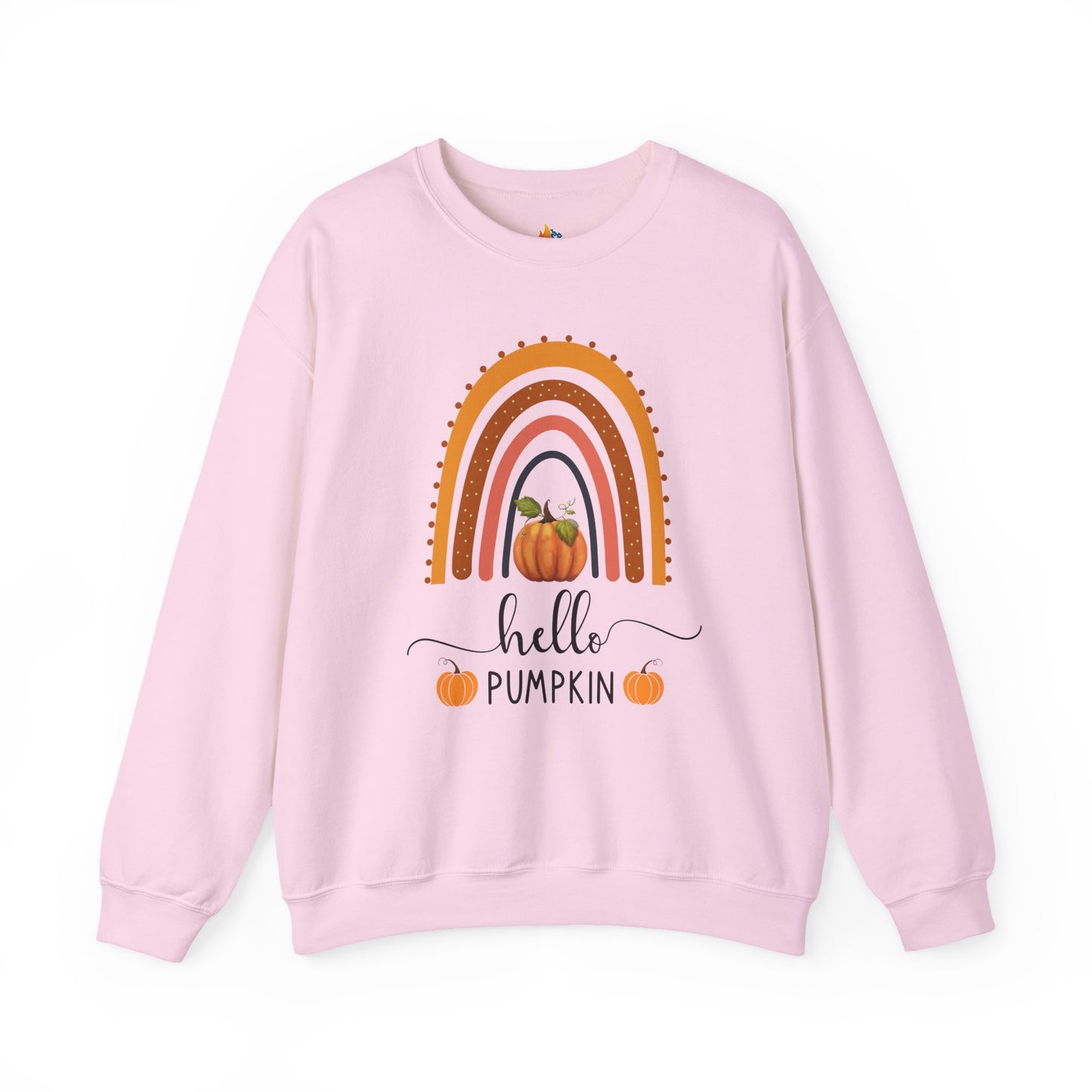 Hello Pumpkin Sweatshirt, Unisex Crewneck, Fall Season Outfit, Cozy Fall Gift