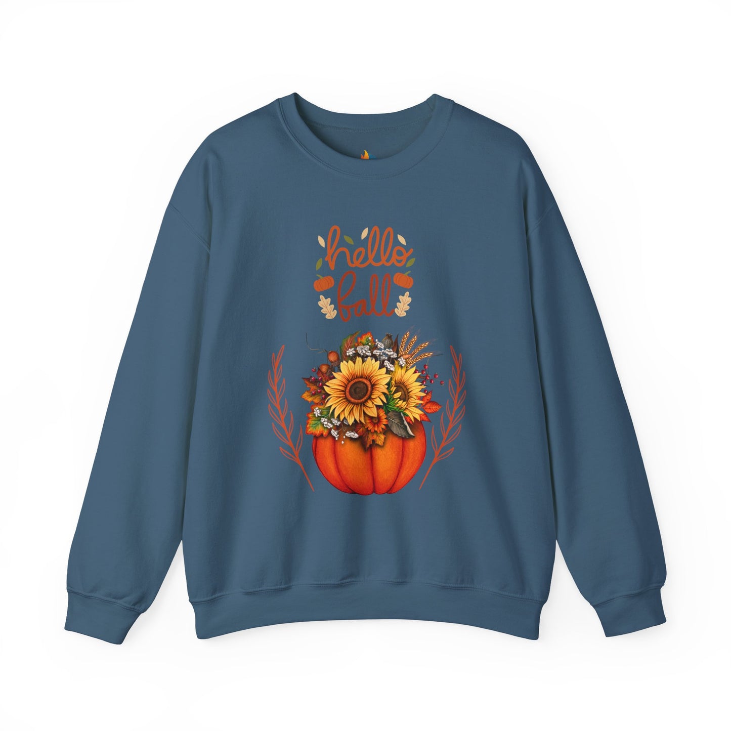 Hello Fall Sweatshirt, Unisex Crewneck, Fall Season Outfit, Cozy Fall Gift