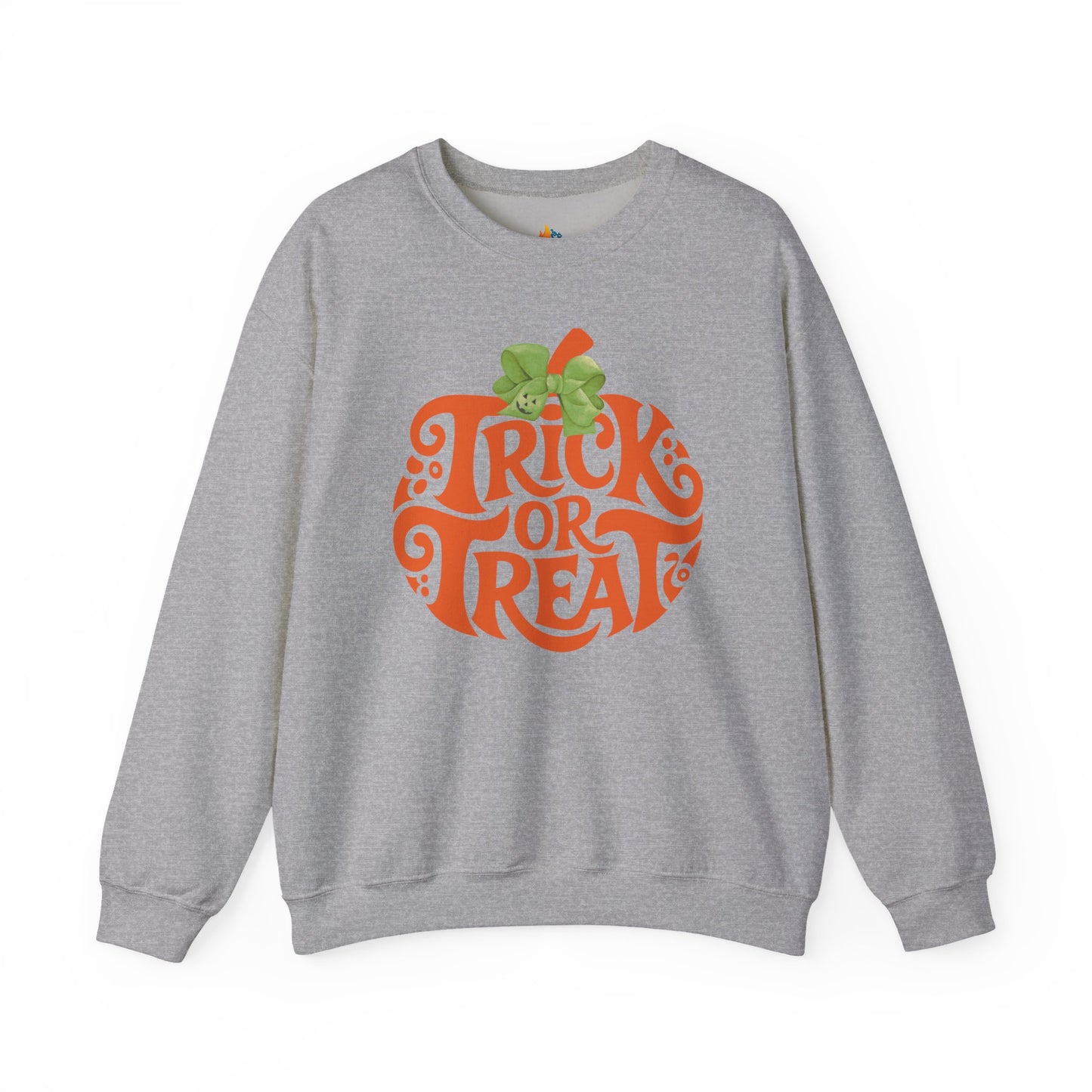 Trick or Treat Halloween Sweatshirt, Unisex Crewneck, Funny Halloween Apparel, Spooky Season Outfit, Cozy Fall Gift, Spooky Cute, Retro Halloween Gift