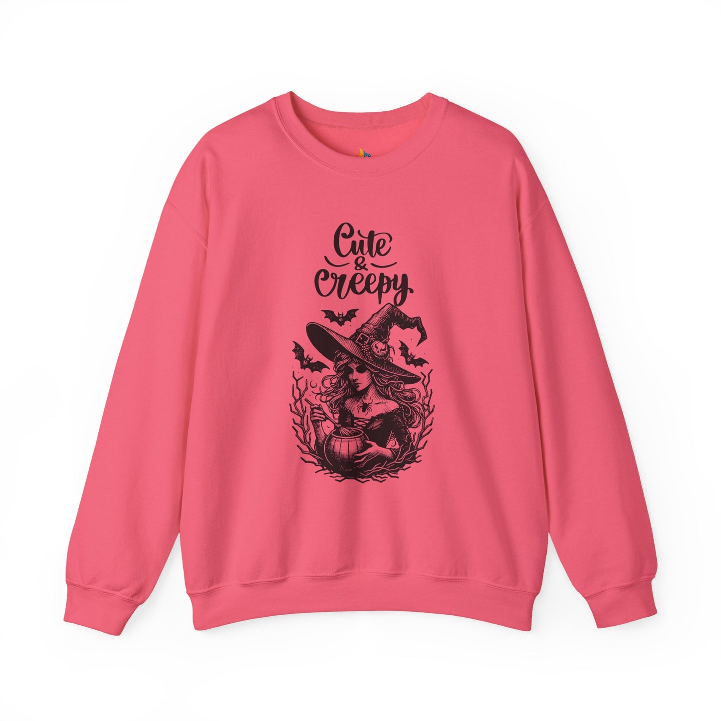 Cute & Creepy Halloween Sweatshirt, Unisex Crewneck, Fall Season Outfit, Cozy Fall Gift, Halloween Gift