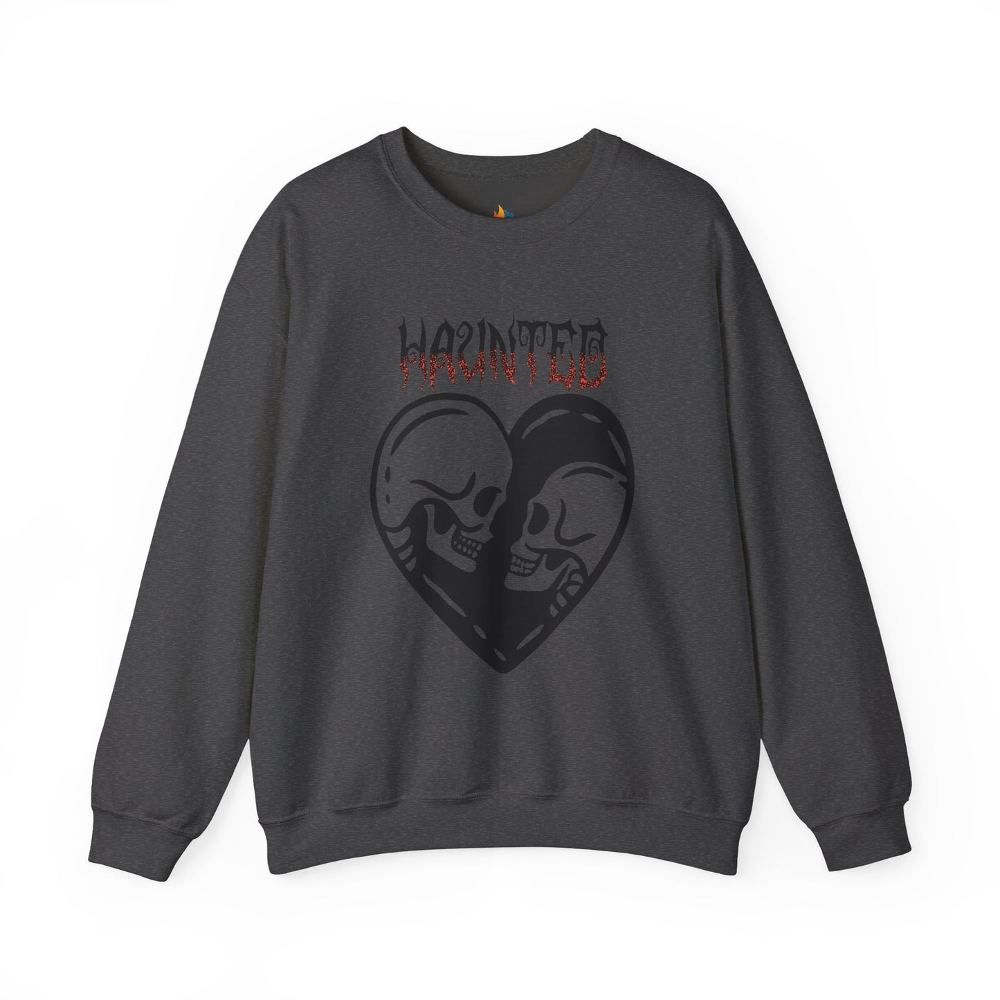 Haunted Sweatshirt, Unisex Crewneck, Fall Season Outfit, Cozy Fall Gift, Halloween Gift