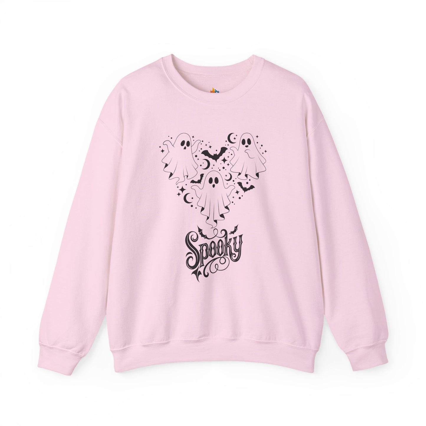 Spooky Ghost Halloween Sweatshirt, Unisex Crewneck, Fall Season Outfit, Cozy Fall Gift, Halloween Gift