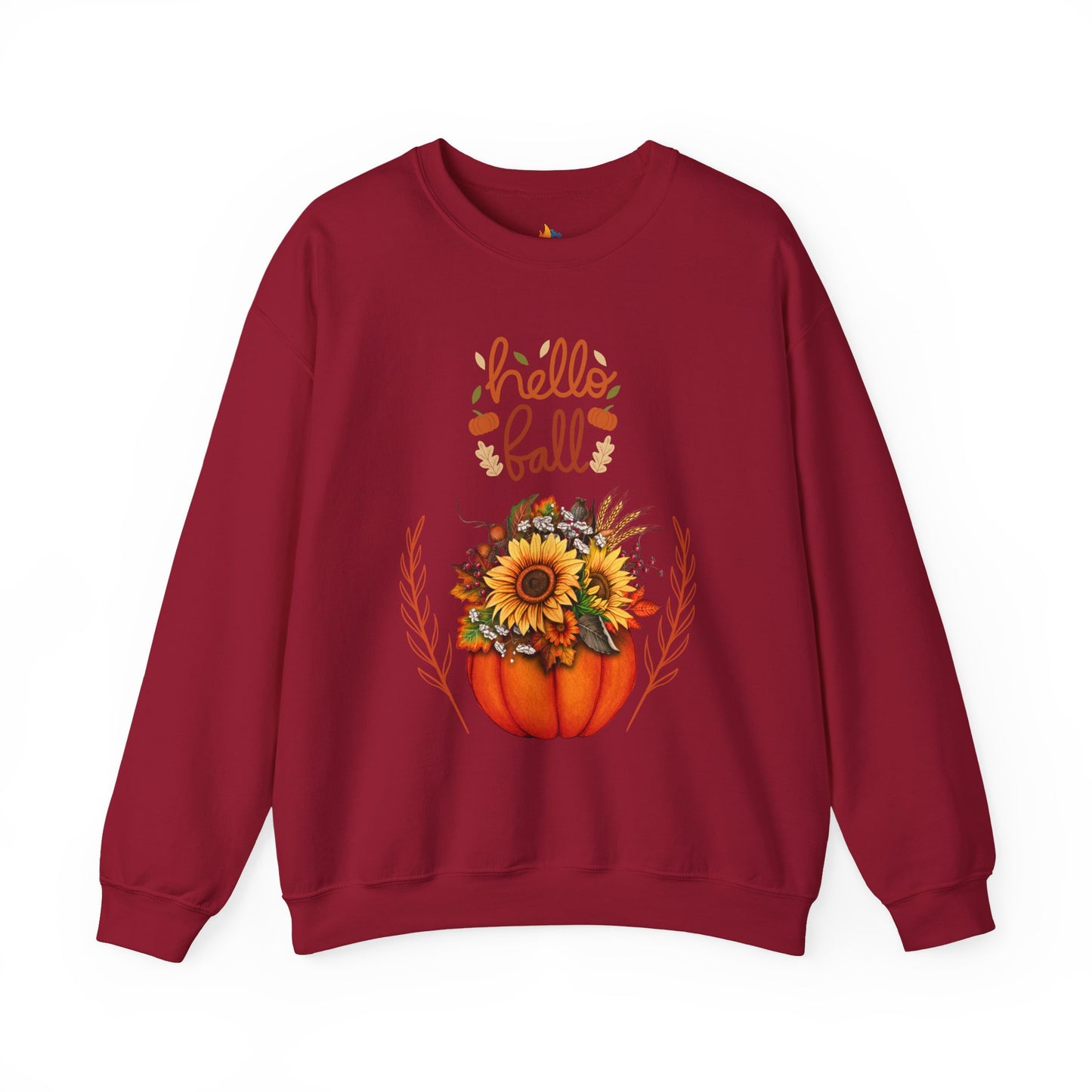 Hello Fall Sweatshirt, Unisex Crewneck, Fall Season Outfit, Cozy Fall Gift