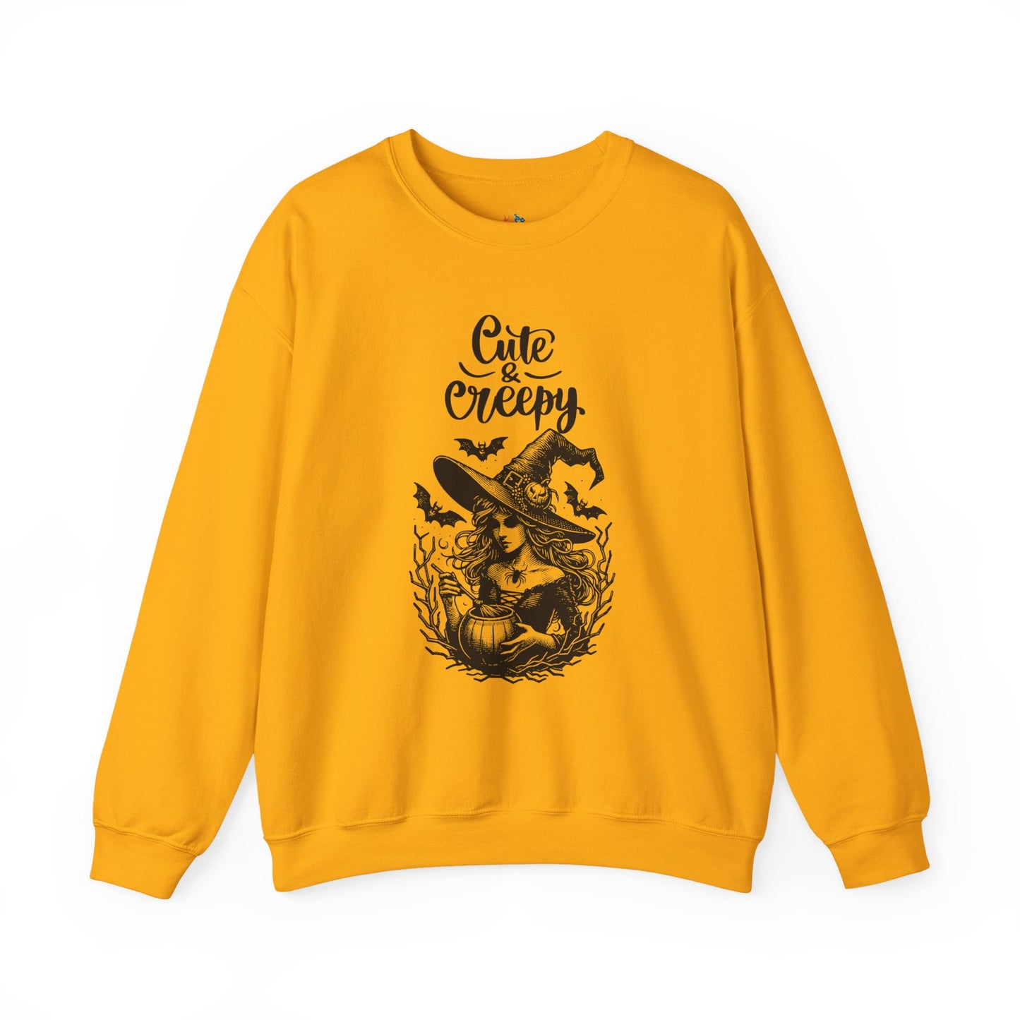 Cute & Creepy Halloween Sweatshirt, Unisex Crewneck, Fall Season Outfit, Cozy Fall Gift, Halloween Gift