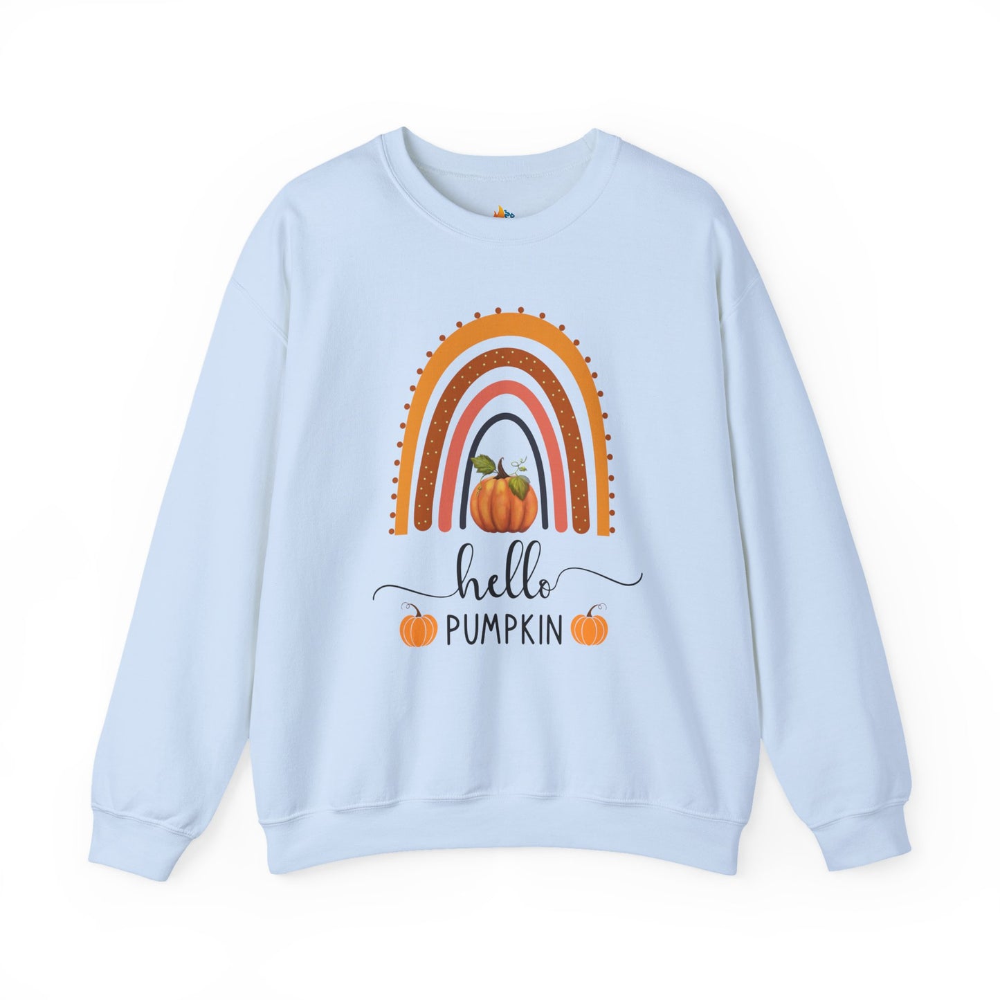 Hello Pumpkin Sweatshirt, Unisex Crewneck, Fall Season Outfit, Cozy Fall Gift
