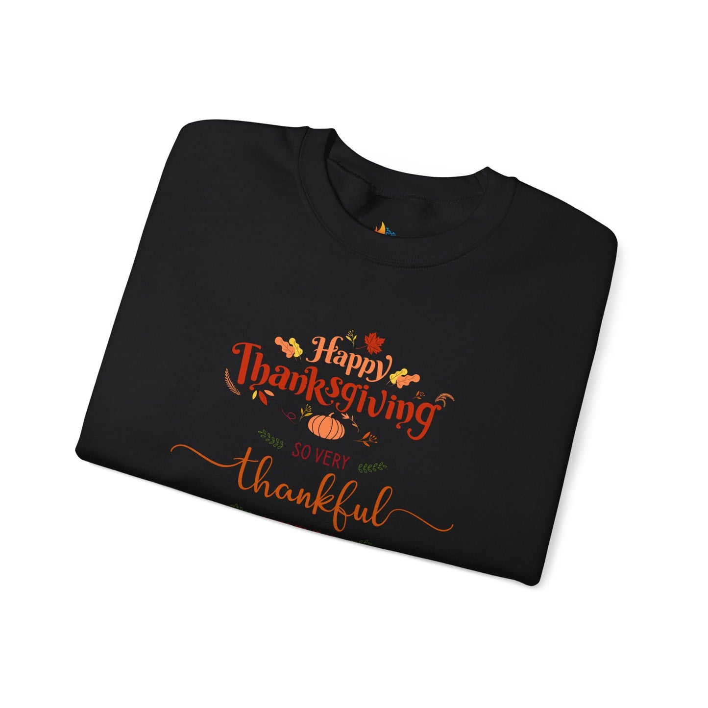 Happy Thanksgiving Sweatshirt, Unisex Crewneck, Fall Season Outfit, Cozy Fall Gift