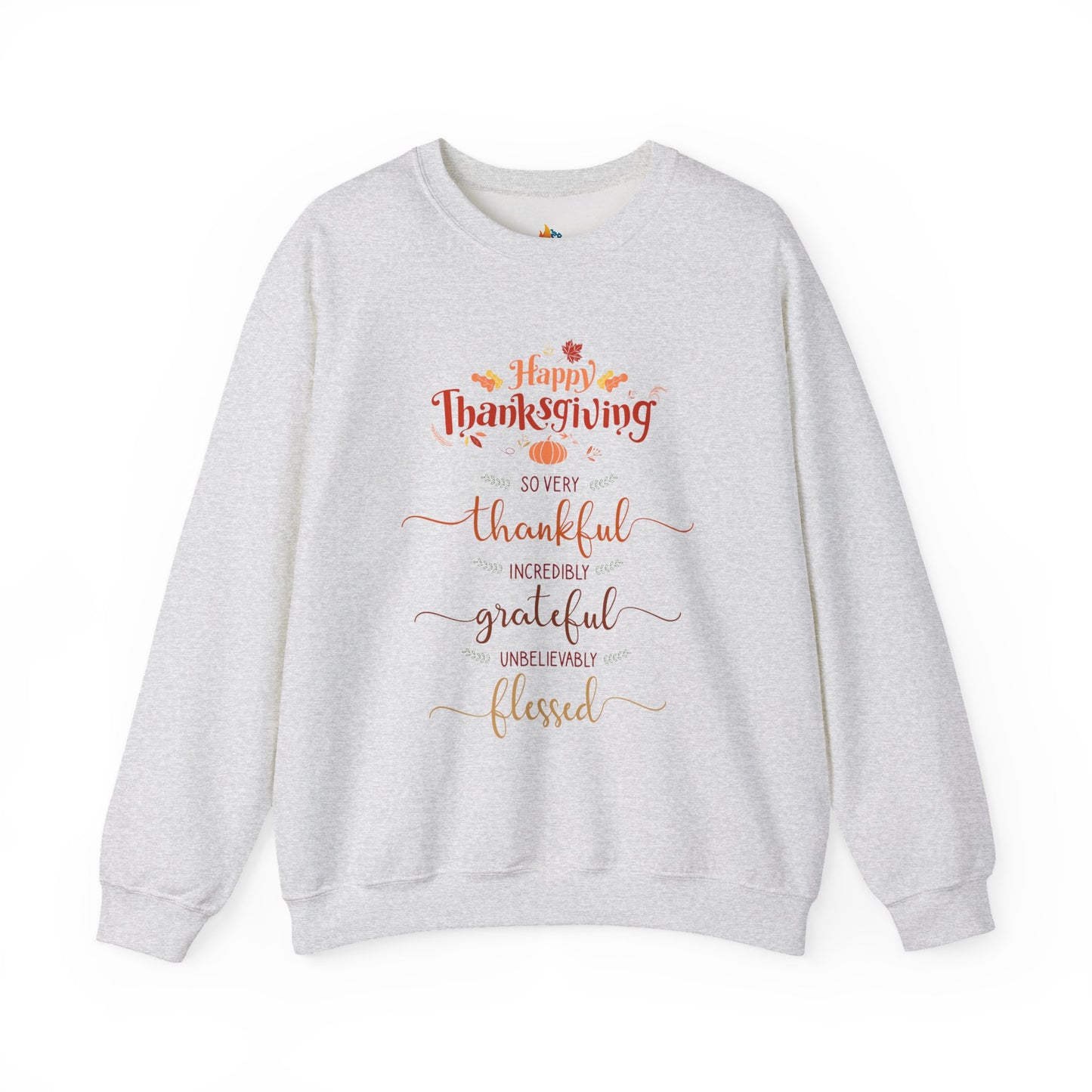 Happy Thanksgiving Sweatshirt, Unisex Crewneck, Fall Season Outfit, Cozy Fall Gift