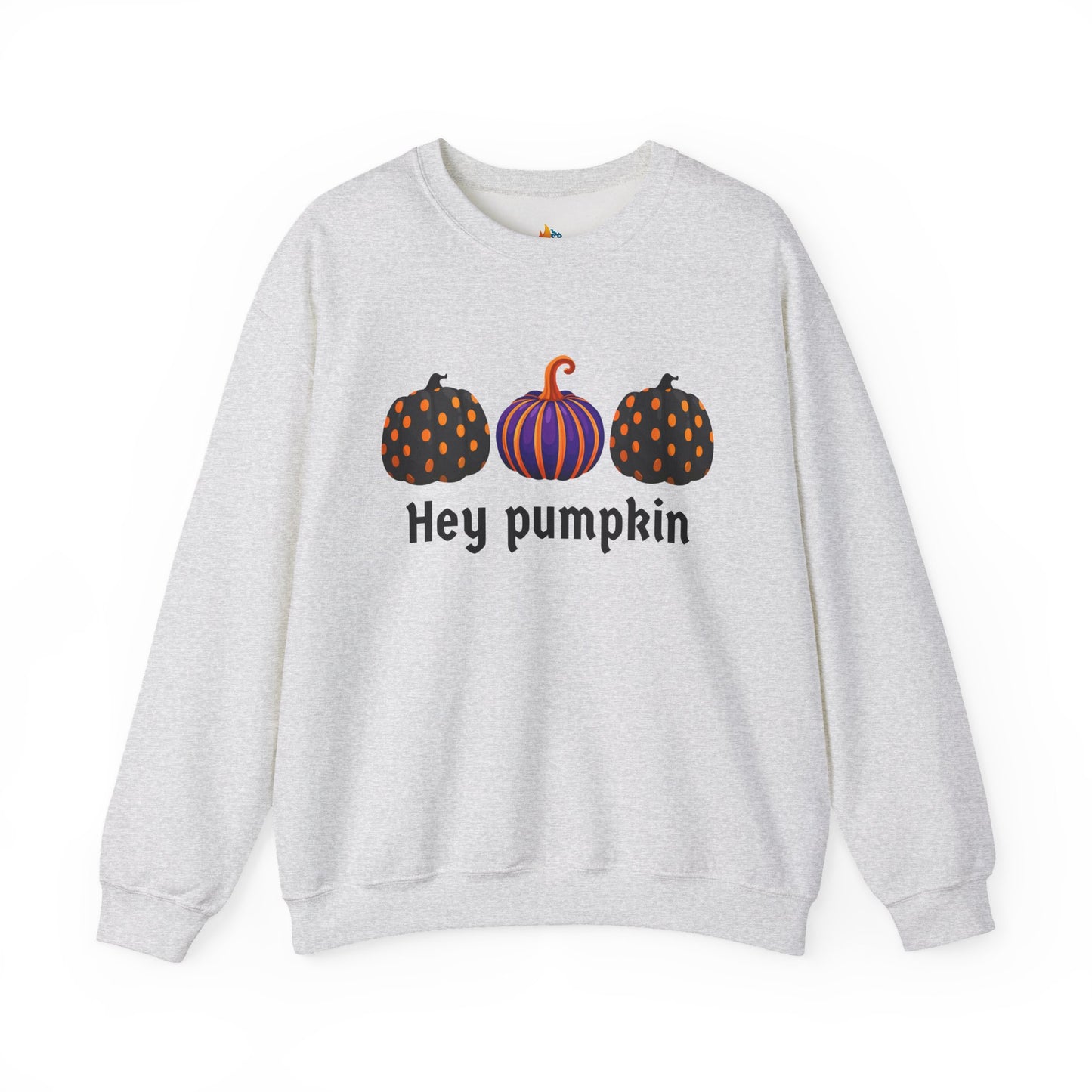 Hey Pumpkin Sweatshirt, Unisex Crewneck, Fall Season Outfit, Halloween Gift, Cozy Fall Gift