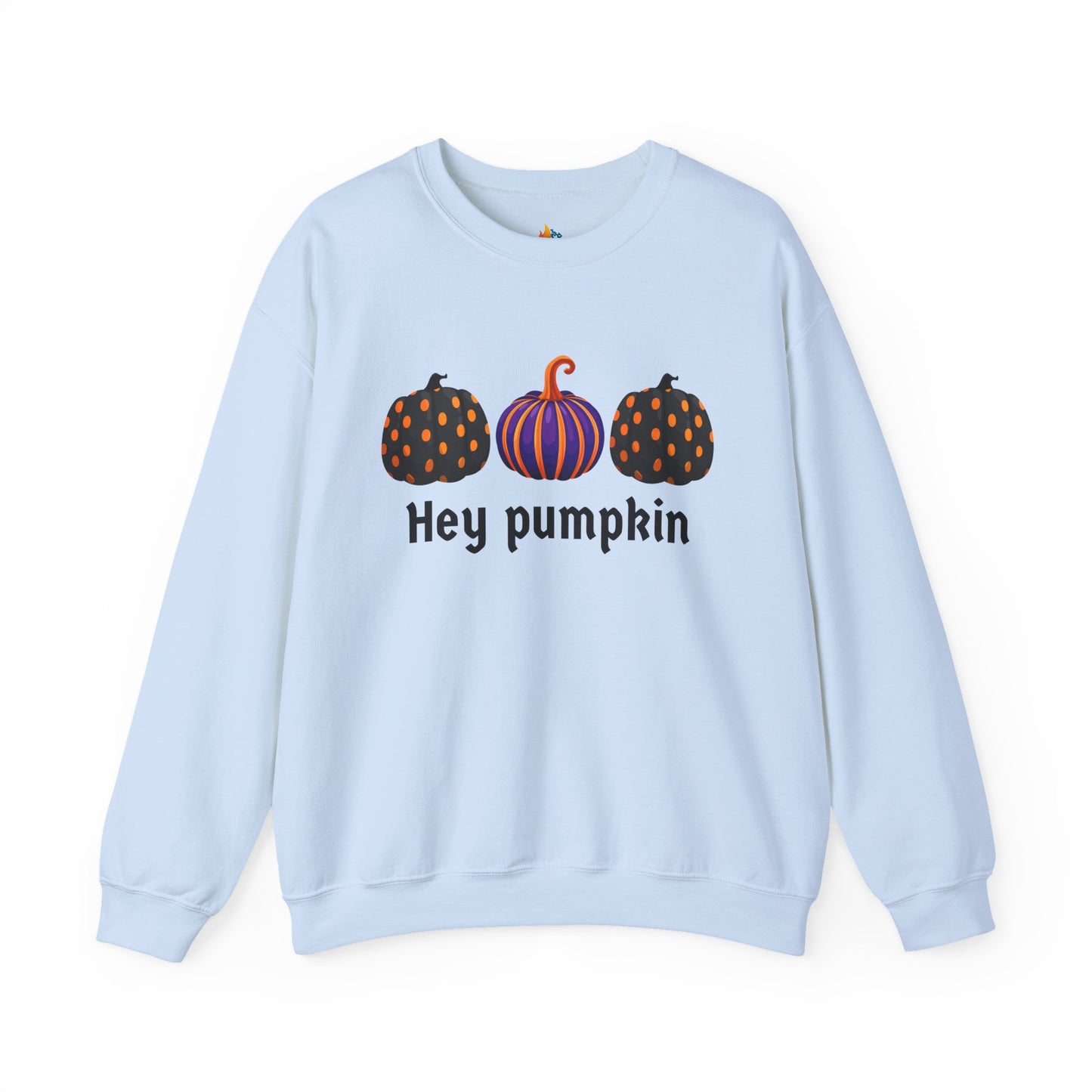 Hey Pumpkin Sweatshirt, Unisex Crewneck, Fall Season Outfit, Halloween Gift, Cozy Fall Gift