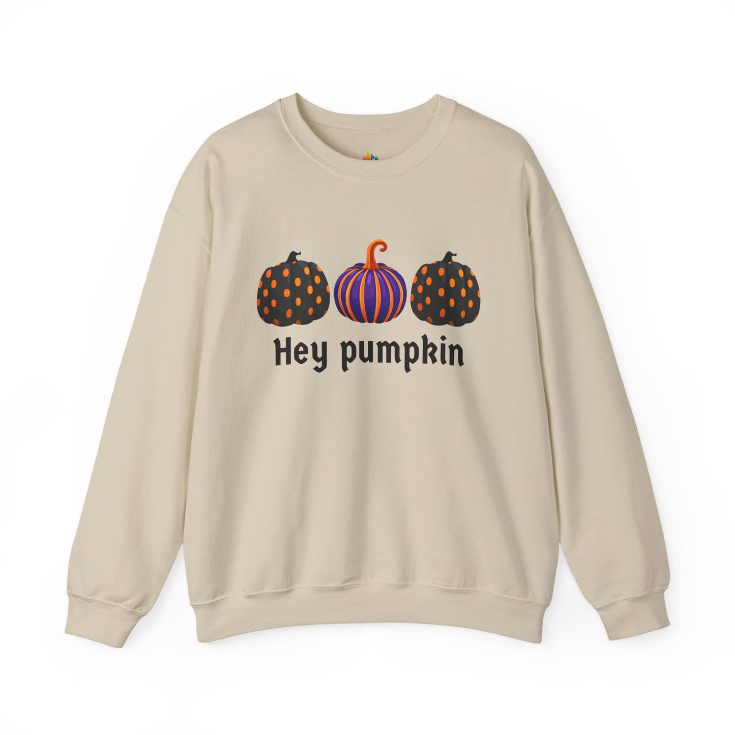 Hey Pumpkin Sweatshirt, Unisex Crewneck, Fall Season Outfit, Halloween Gift, Cozy Fall Gift