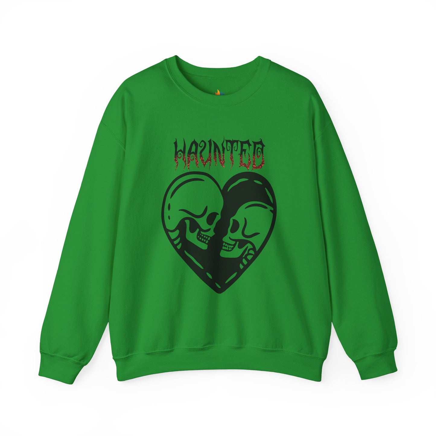 Haunted Sweatshirt, Unisex Crewneck, Fall Season Outfit, Cozy Fall Gift, Halloween Gift