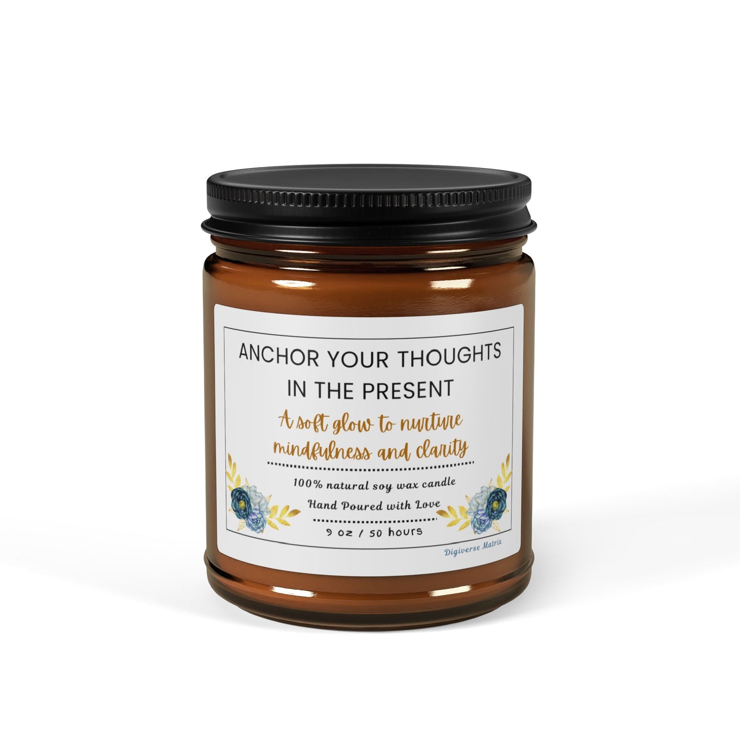Mindful Wick Candle | Relaxing & Mindfulness Soy Candle | Meditation & Self-Care Gift