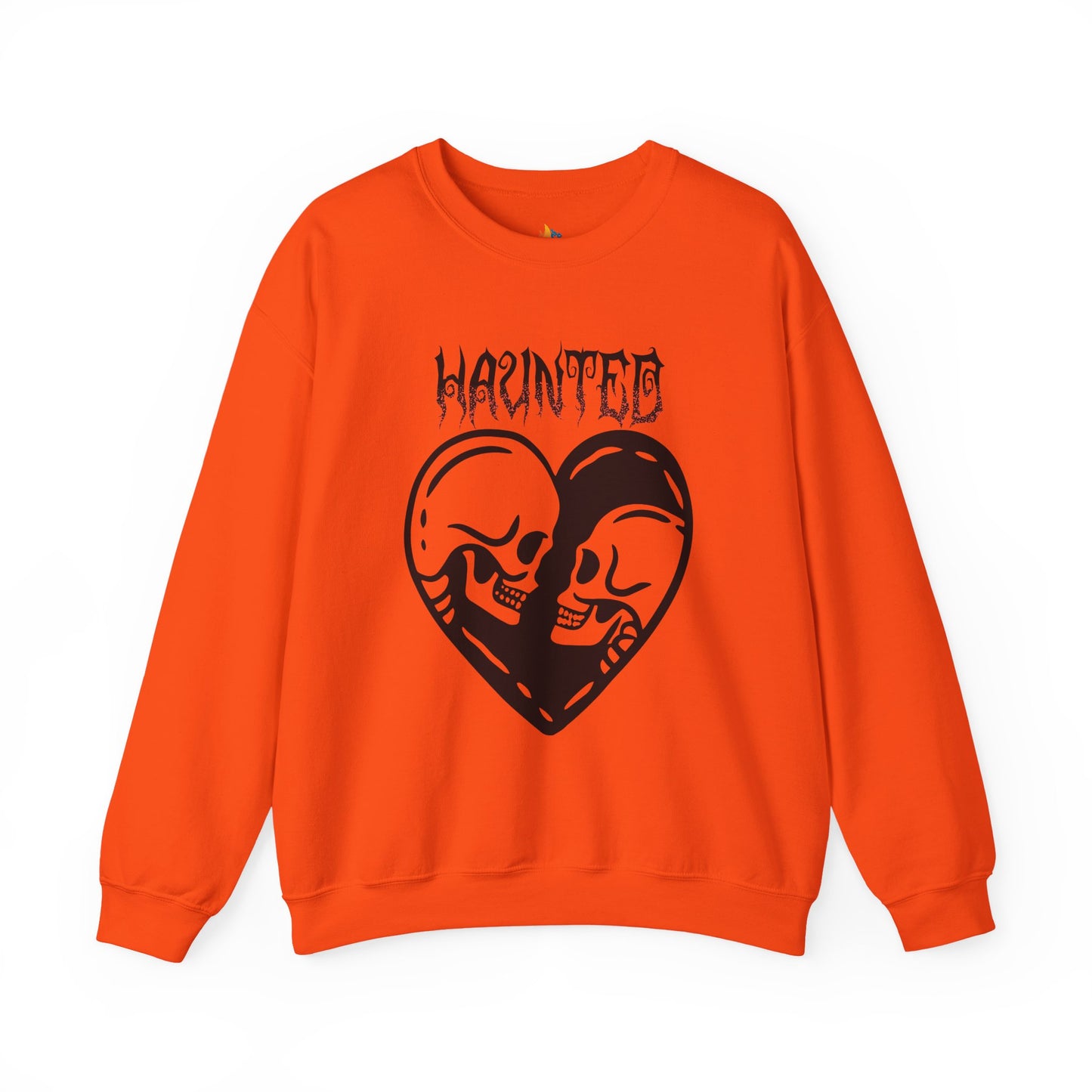 Haunted Sweatshirt, Unisex Crewneck, Fall Season Outfit, Cozy Fall Gift, Halloween Gift