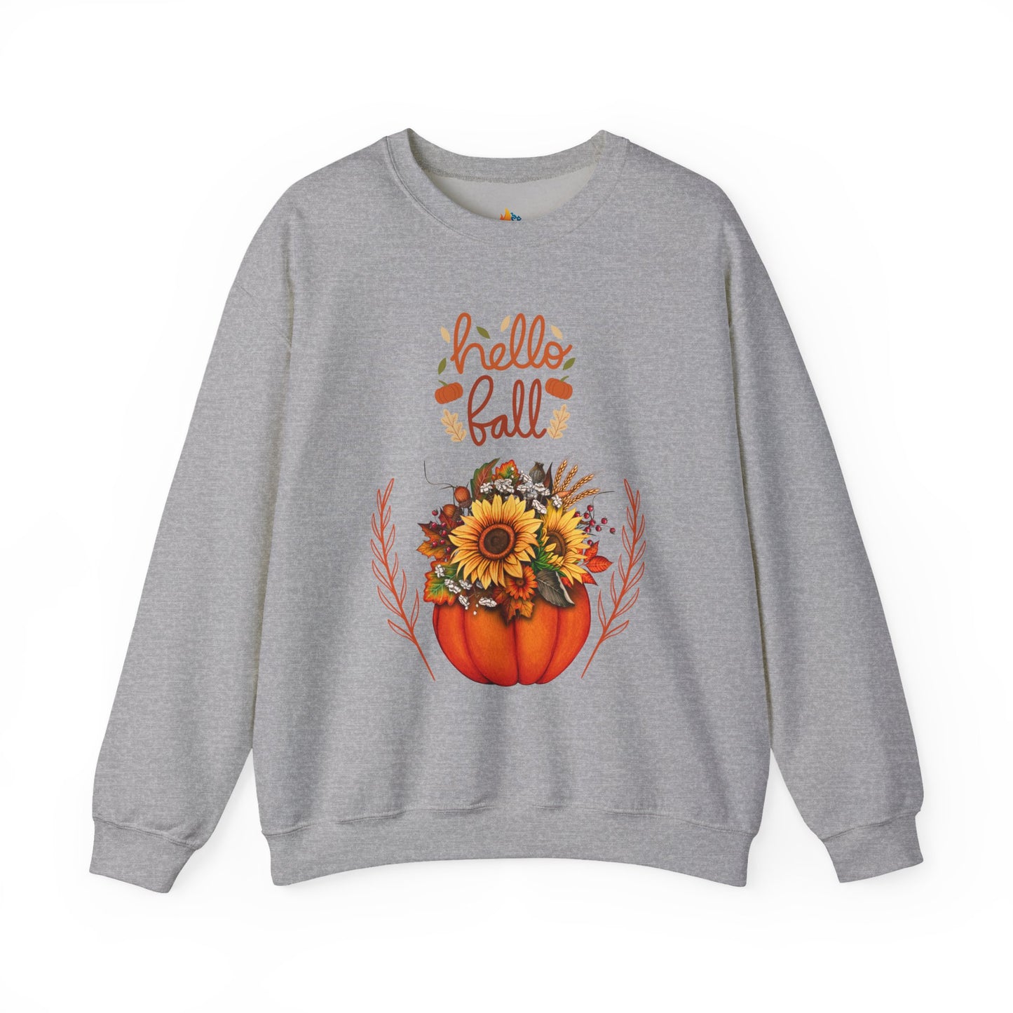 Hello Fall Sweatshirt, Unisex Crewneck, Fall Season Outfit, Cozy Fall Gift