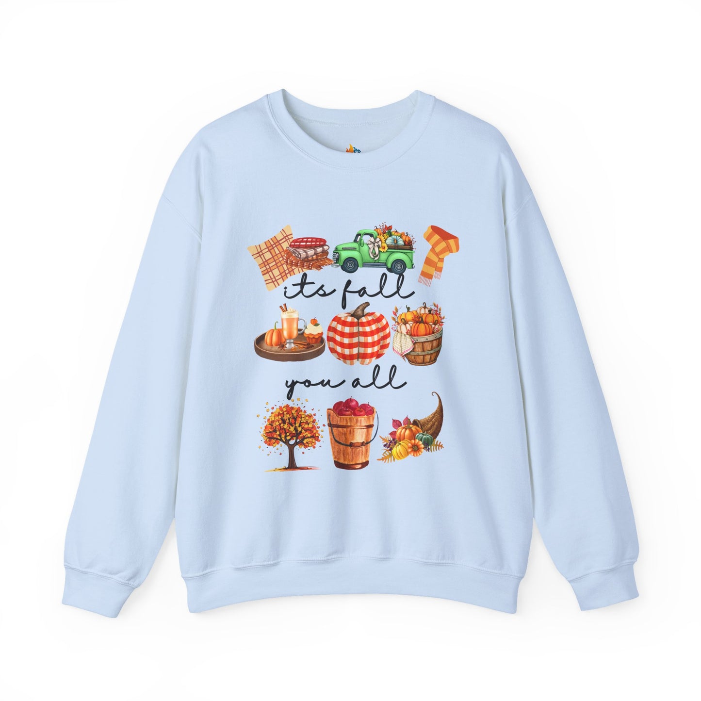 Its Fall Y'all Sweatshirt, Unisex Crewneck, Funny Fall Apparel, Cozy Fall Gift