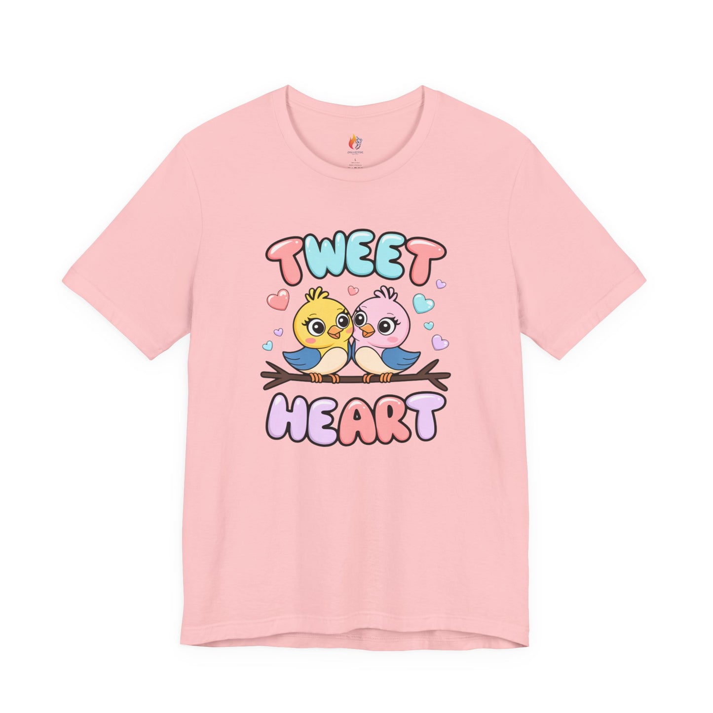 Tweet Heart T-Shirt, Valentine’s Day T-shirt, Cute Valentine Shirt, Love Graphic Tee, Unisex Valentine Outfit, Gift for Him or Her, Romantic Holiday Tee
