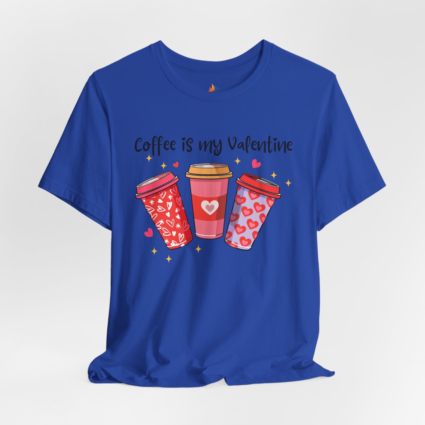 Coffee is my Valentine T-Shirt, Valentine’s Day T-shirt, Cute Valentine Shirt, Love Graphic Tee, Unisex Valentine Outfit, Gift for Him or Her, Romantic Holiday Tee