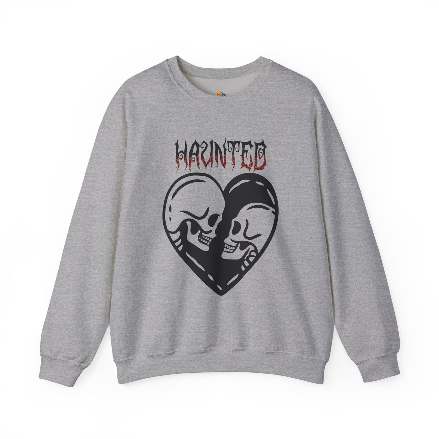 Haunted Sweatshirt, Unisex Crewneck, Fall Season Outfit, Cozy Fall Gift, Halloween Gift