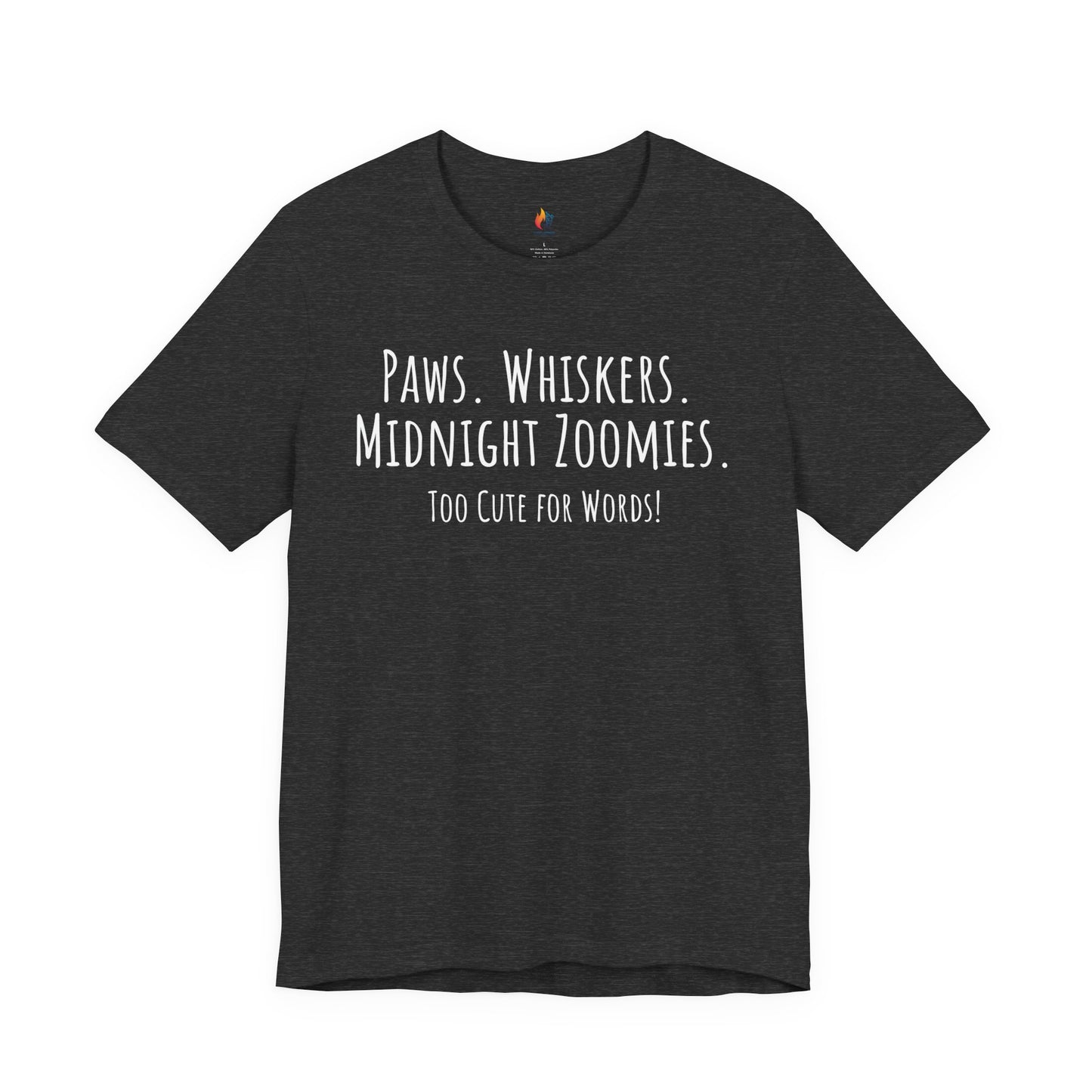 Paws, Whiskers, Midnight Zombies - T-Shirt, Cat Lover, Pet Lover Tee
