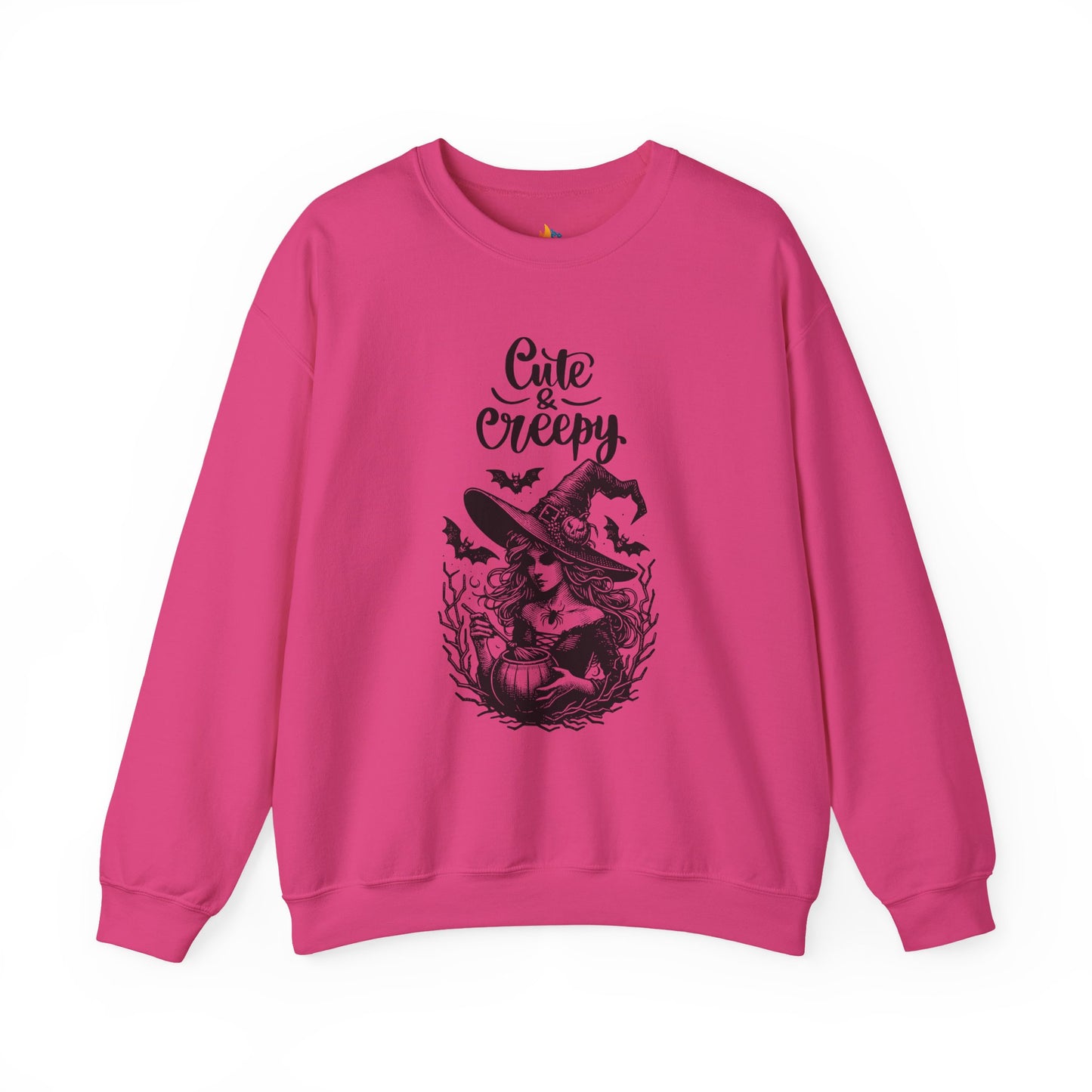 Cute & Creepy Halloween Sweatshirt, Unisex Crewneck, Fall Season Outfit, Cozy Fall Gift, Halloween Gift
