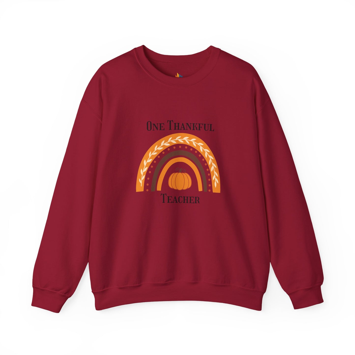 Thankful Teacher, Thanksgiving Sweatshirt, Unisex Crewneck, Fall Season Outfit, Cozy Fall Gift