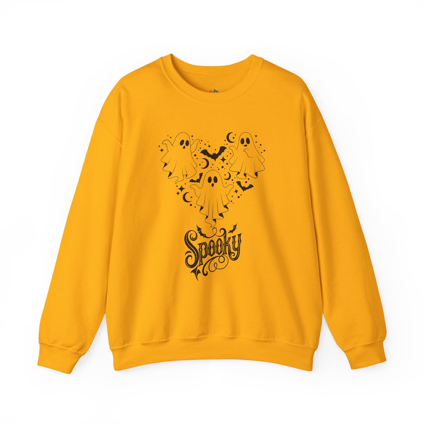 Spooky Ghost Halloween Sweatshirt, Unisex Crewneck, Fall Season Outfit, Cozy Fall Gift, Halloween Gift