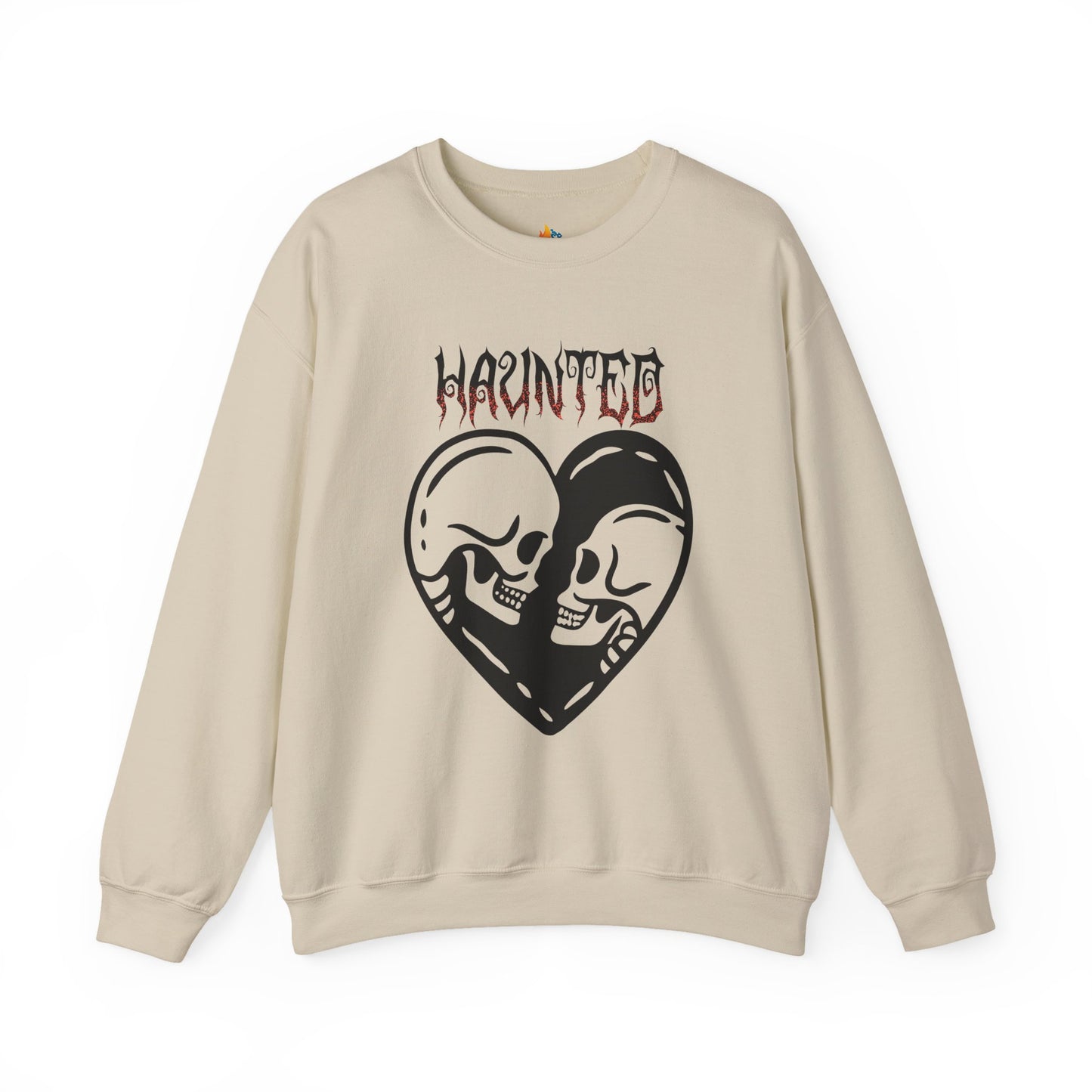 Haunted Sweatshirt, Unisex Crewneck, Fall Season Outfit, Cozy Fall Gift, Halloween Gift
