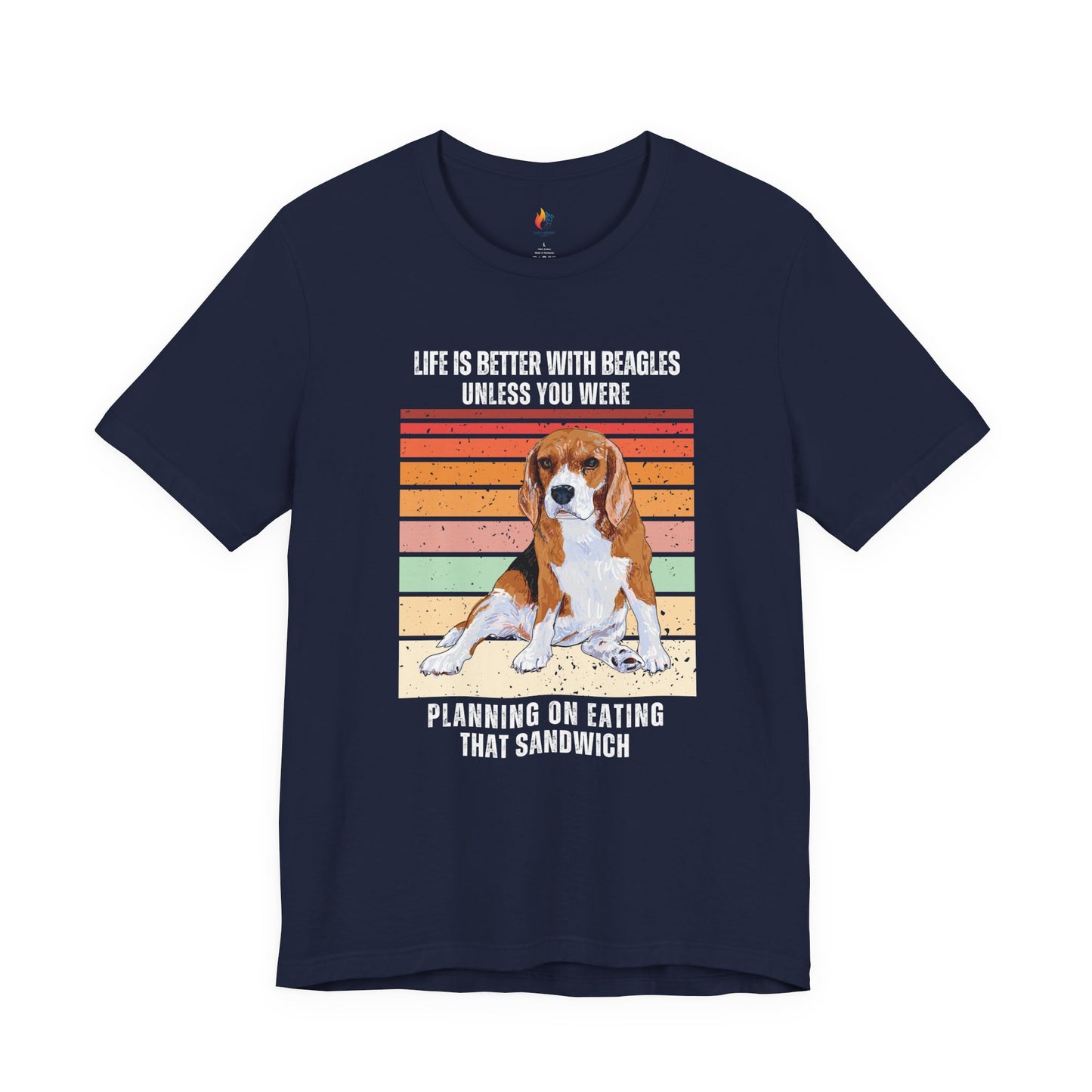 Beagles - Life is better with, Dog Lover T-Shirt - Funny Graphic Tee