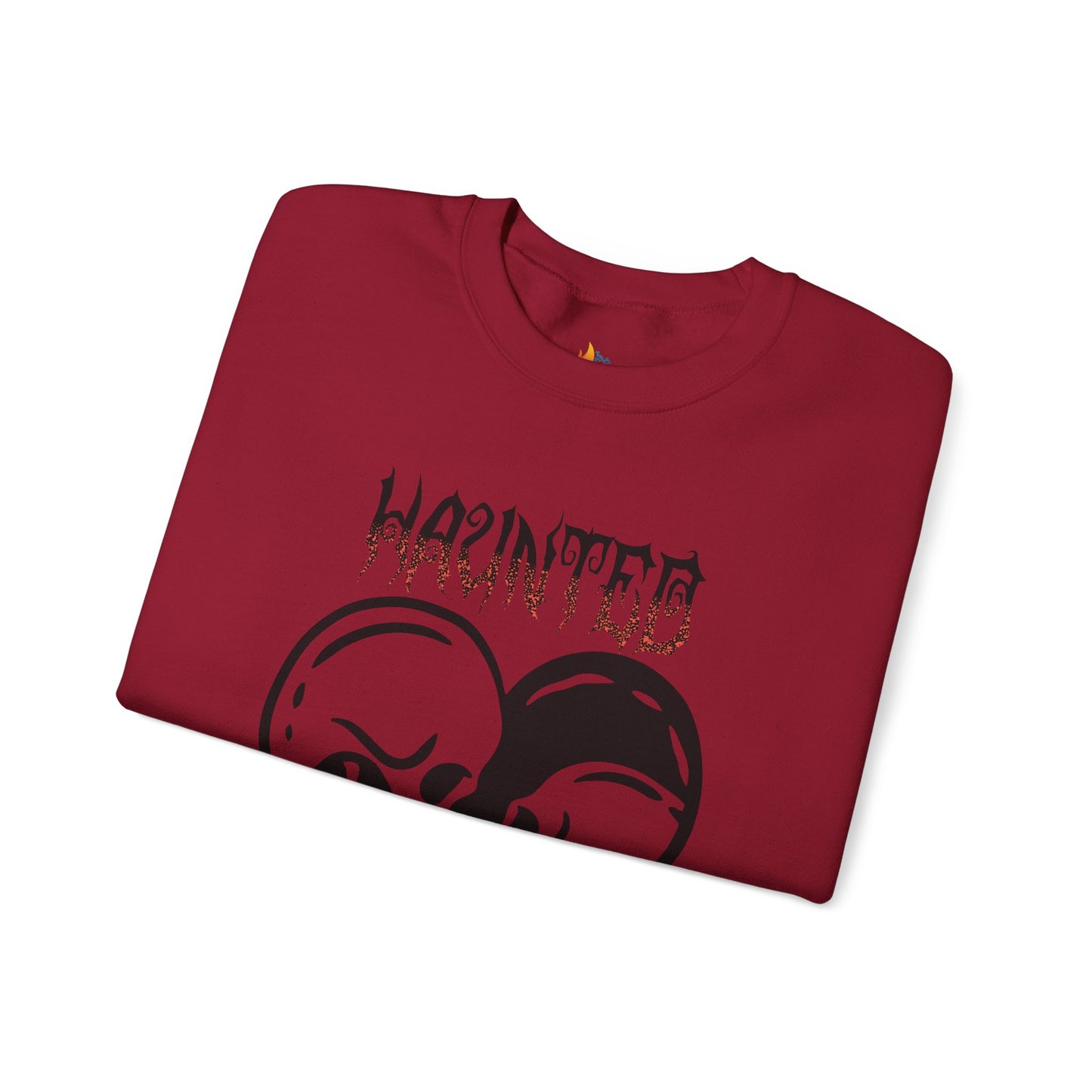 Haunted Sweatshirt, Unisex Crewneck, Fall Season Outfit, Cozy Fall Gift, Halloween Gift