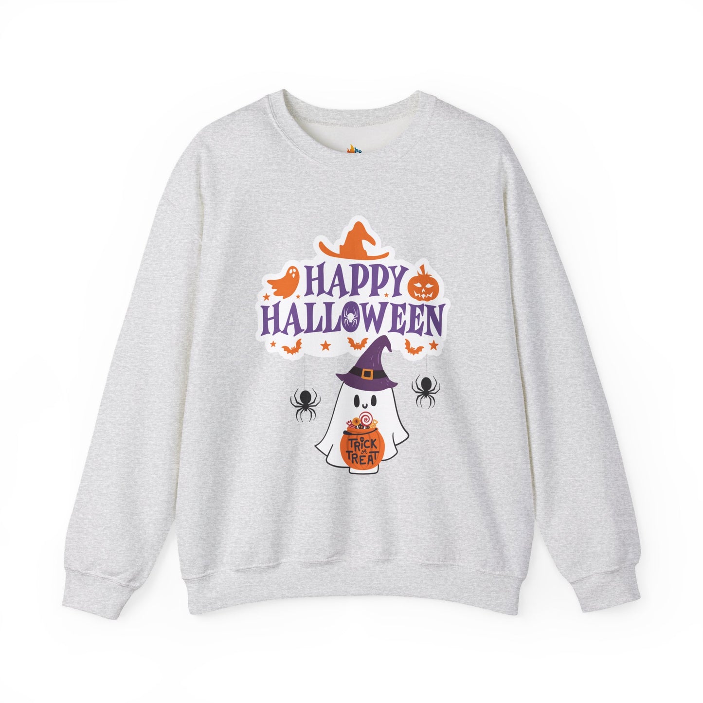 Happy Halloween Sweatshirt, Unisex Crewneck, Funny Halloween Apparel, Spooky Season Outfit, Cozy Fall Gift, Spooky Cute, Retro Halloween Gift