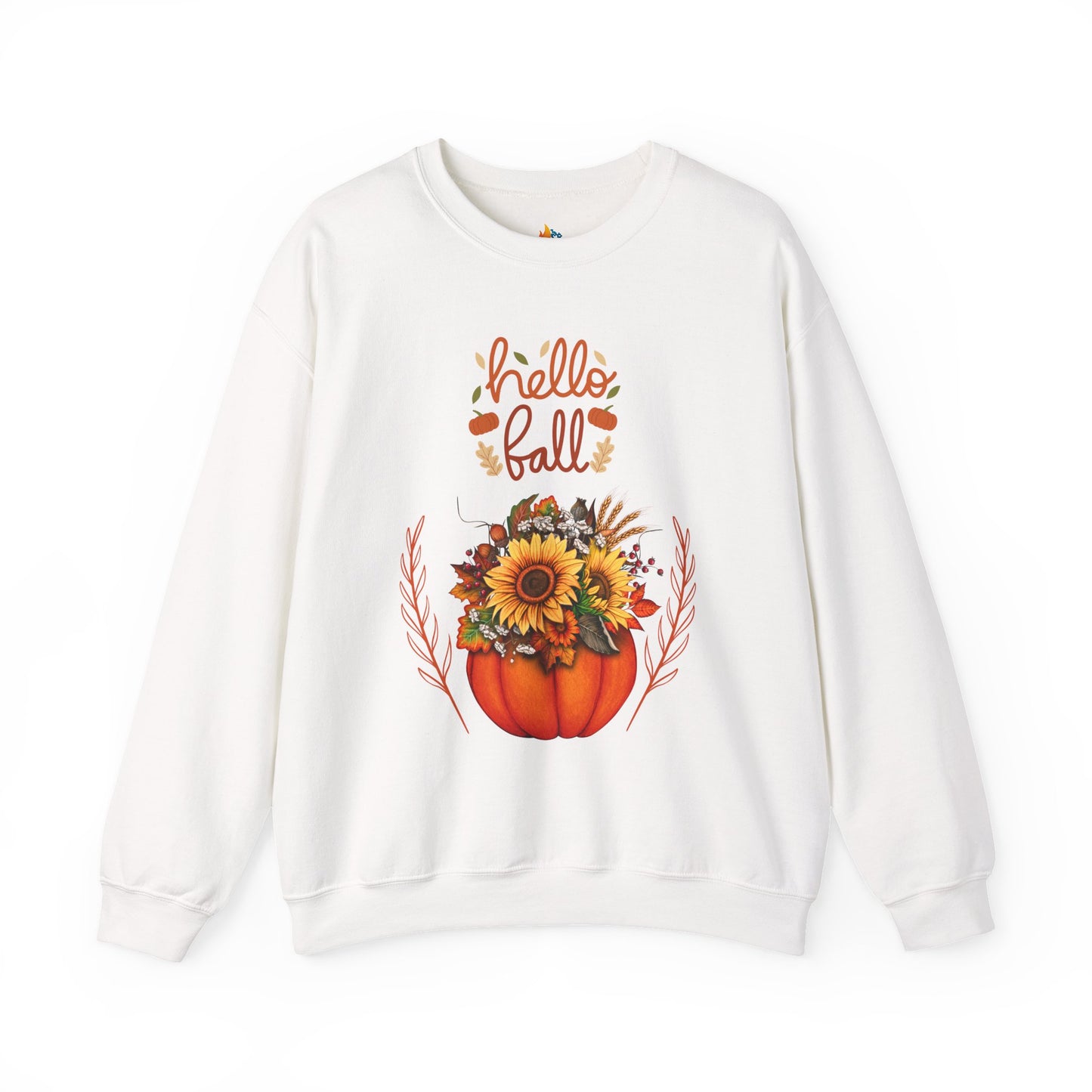 Hello Fall Sweatshirt, Unisex Crewneck, Fall Season Outfit, Cozy Fall Gift
