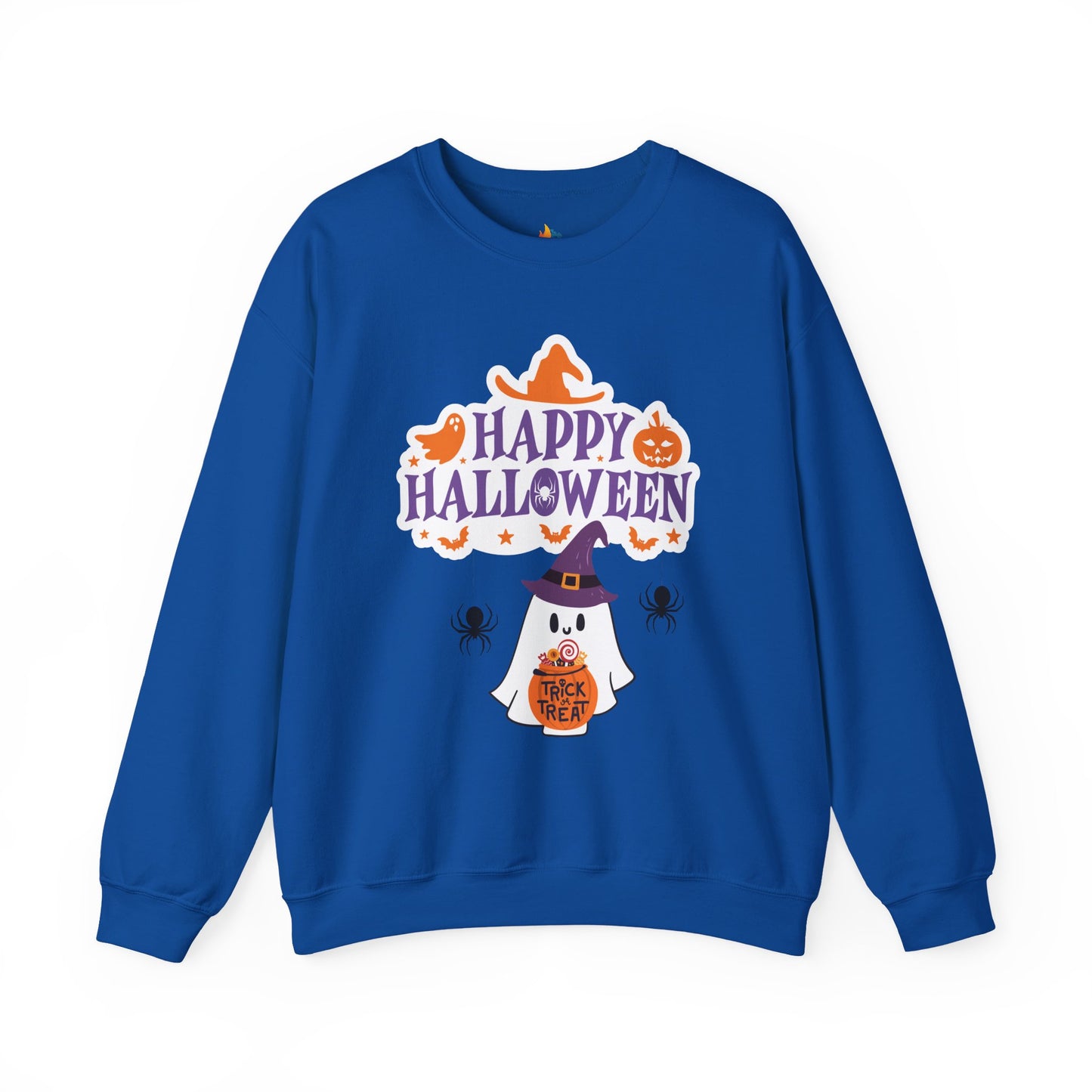 Happy Halloween Sweatshirt, Unisex Crewneck, Funny Halloween Apparel, Spooky Season Outfit, Cozy Fall Gift, Spooky Cute, Retro Halloween Gift