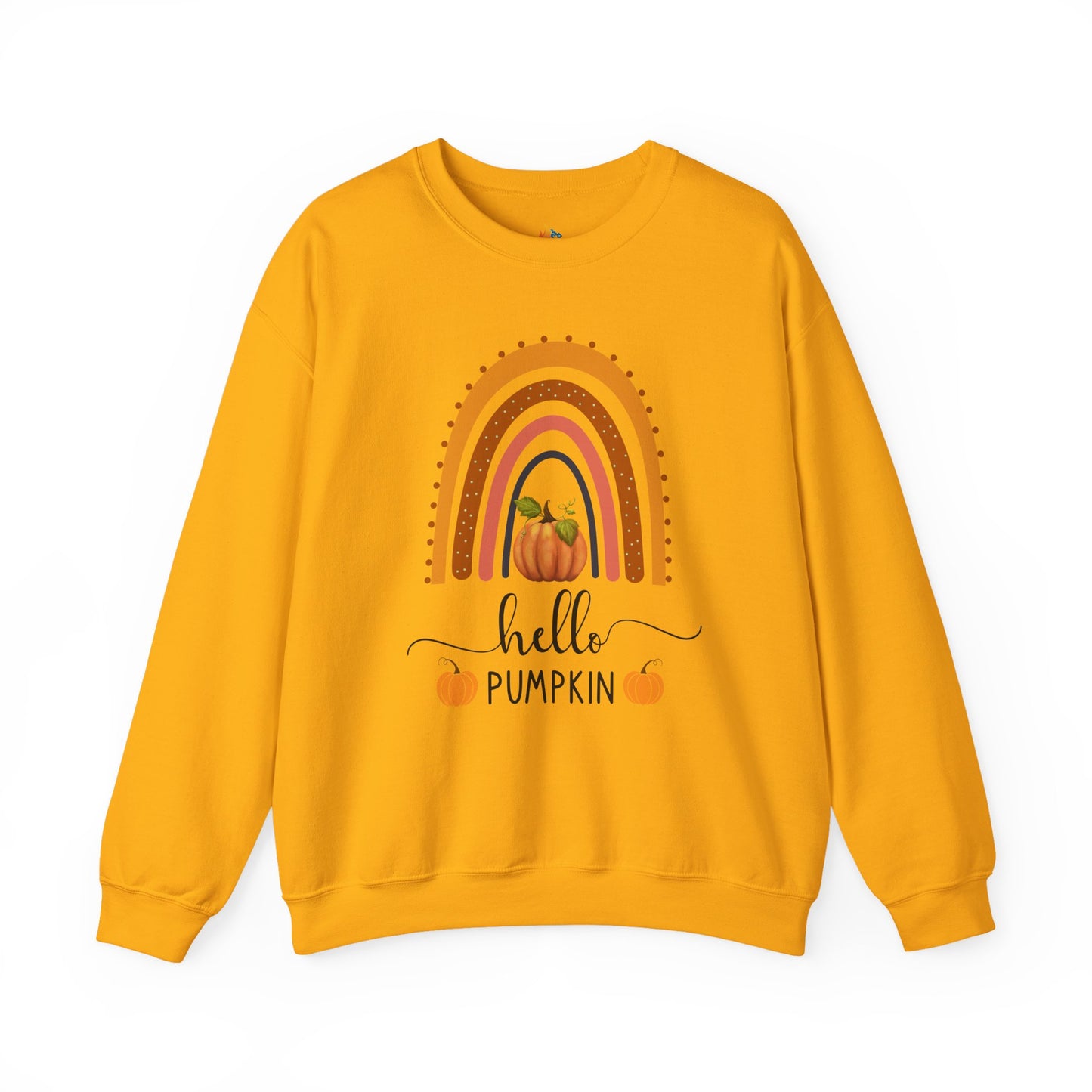 Hello Pumpkin Sweatshirt, Unisex Crewneck, Fall Season Outfit, Cozy Fall Gift