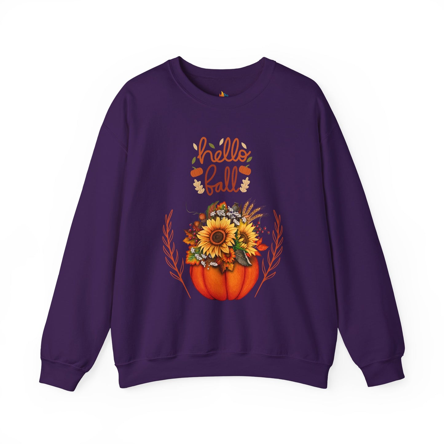 Hello Fall Sweatshirt, Unisex Crewneck, Fall Season Outfit, Cozy Fall Gift