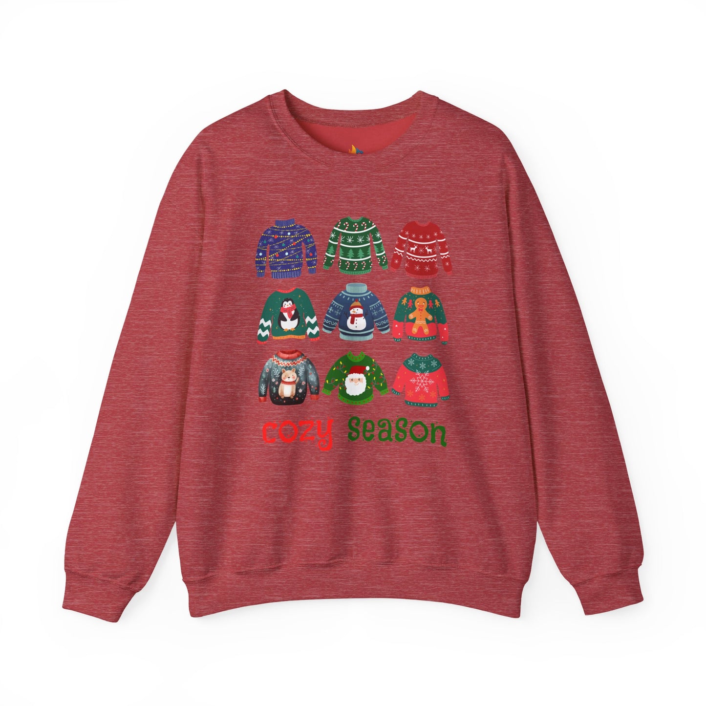 Cozy Season, Christmas Sweatshirt, Unisex Crewneck, Holiday Season Outfit, Winter Sweatshirt