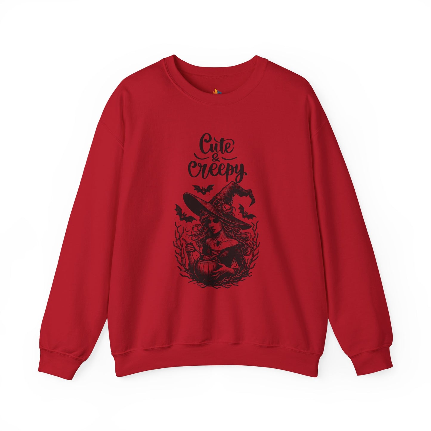 Cute & Creepy Halloween Sweatshirt, Unisex Crewneck, Fall Season Outfit, Cozy Fall Gift, Halloween Gift