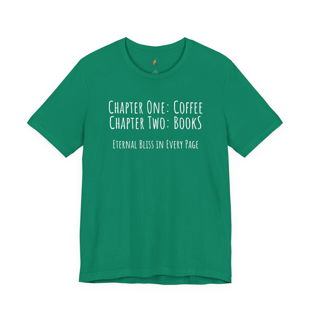 Books Coffee - Eternal bliss T-Shirt, Coffee lover, Book Lover Tee