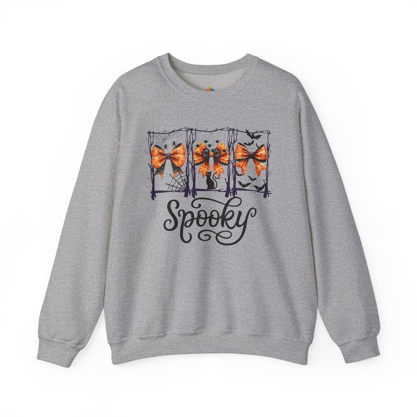 Spooky Halloween Sweatshirt, Unisex Crewneck, Funny Halloween Apparel, Spooky Season Outfit, Cozy Fall Gift, Spooky Cute, Retro Halloween Gift