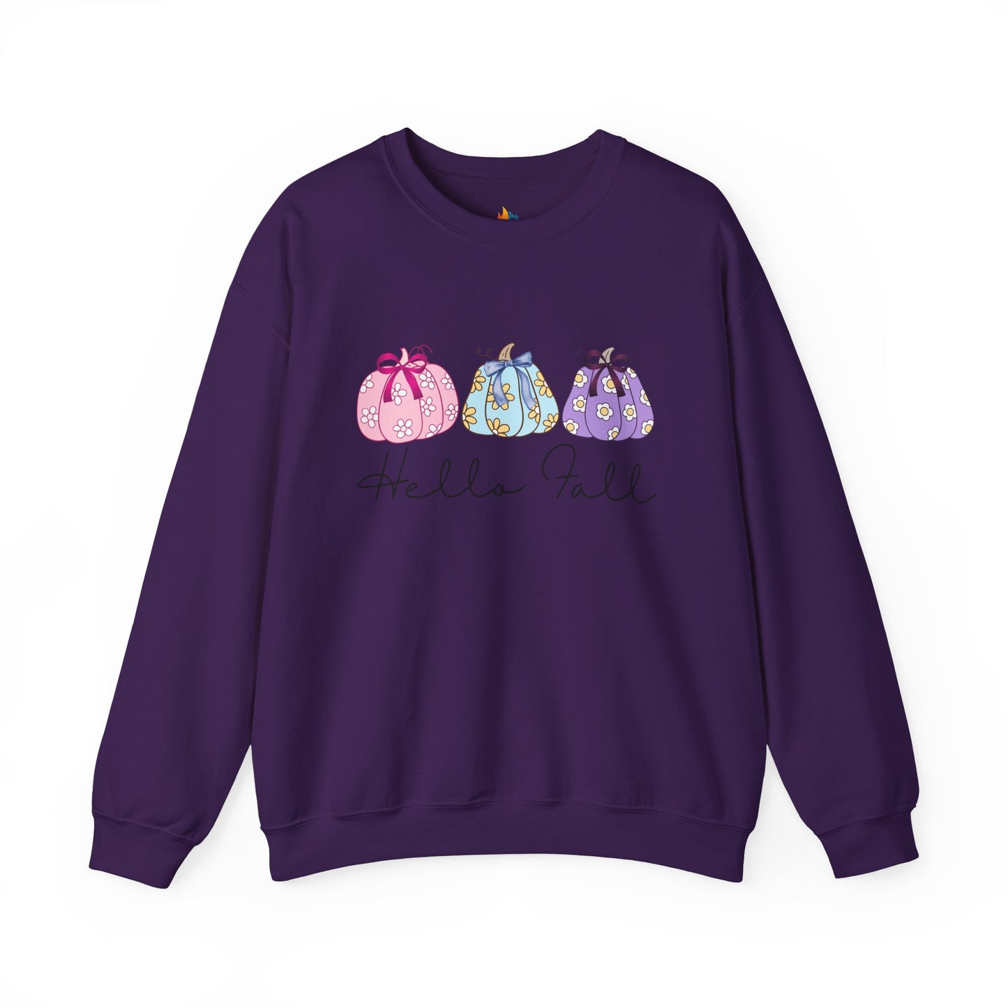 Hello Fall Sweatshirt, Unisex Crewneck, Fall Season Outfit, Cozy Fall Gift