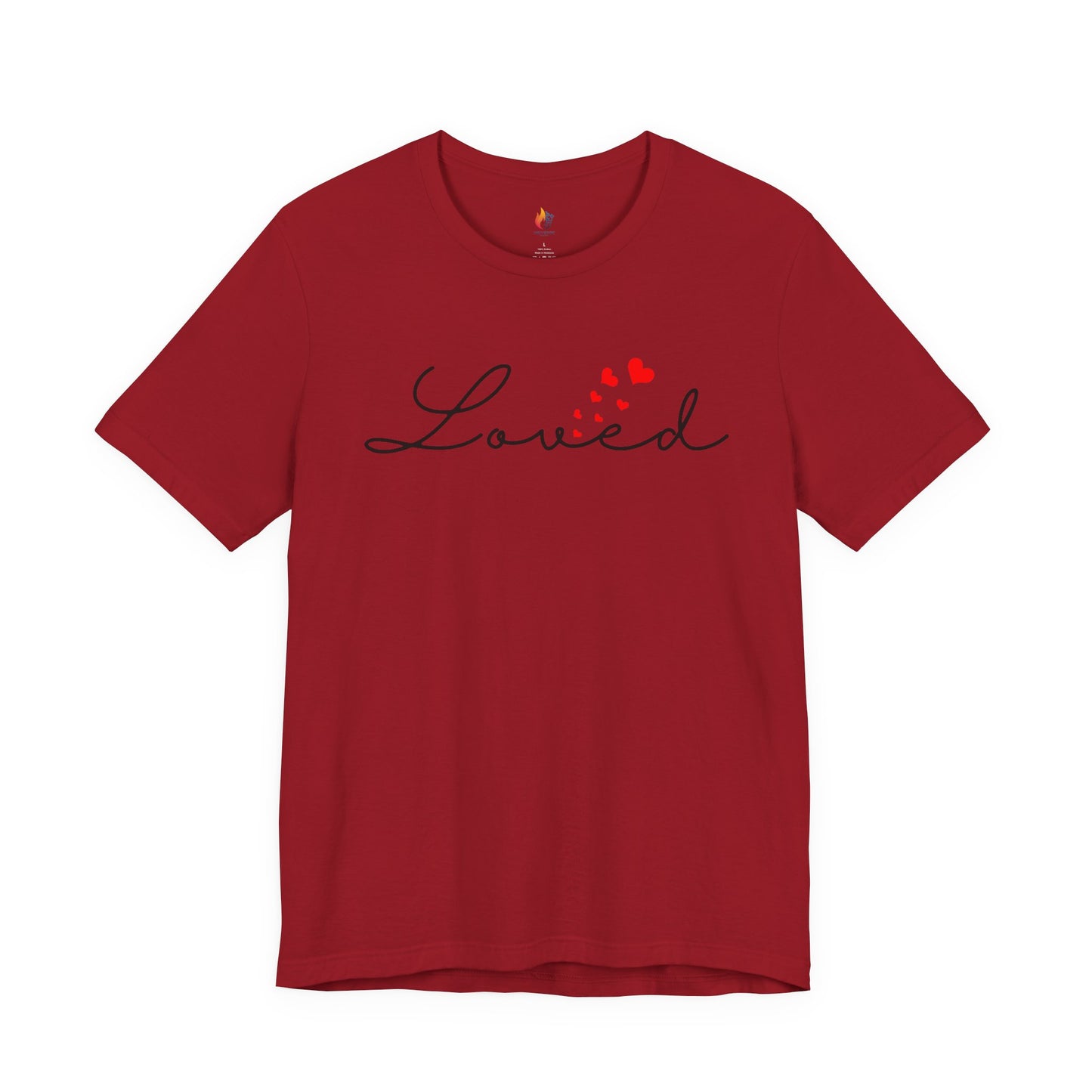 Loved T-Shirt, Valentine’s Day T-shirt, Cute Valentine Shirt, Love Graphic Tee, Unisex Valentine Outfit, Gift for Him or Her, Romantic Holiday Tee