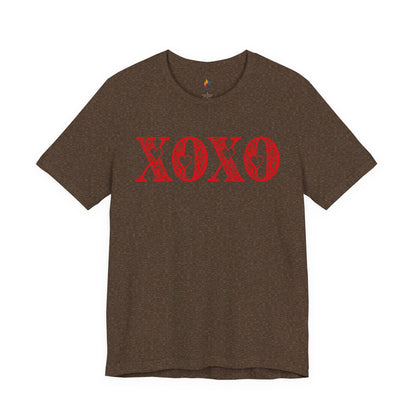 XOXO T-Shirt, Valentine’s Day T-shirt, Cute Valentine Shirt, Love Graphic Tee, Unisex Valentine Outfit, Gift for Him or Her, Romantic Holiday Tee