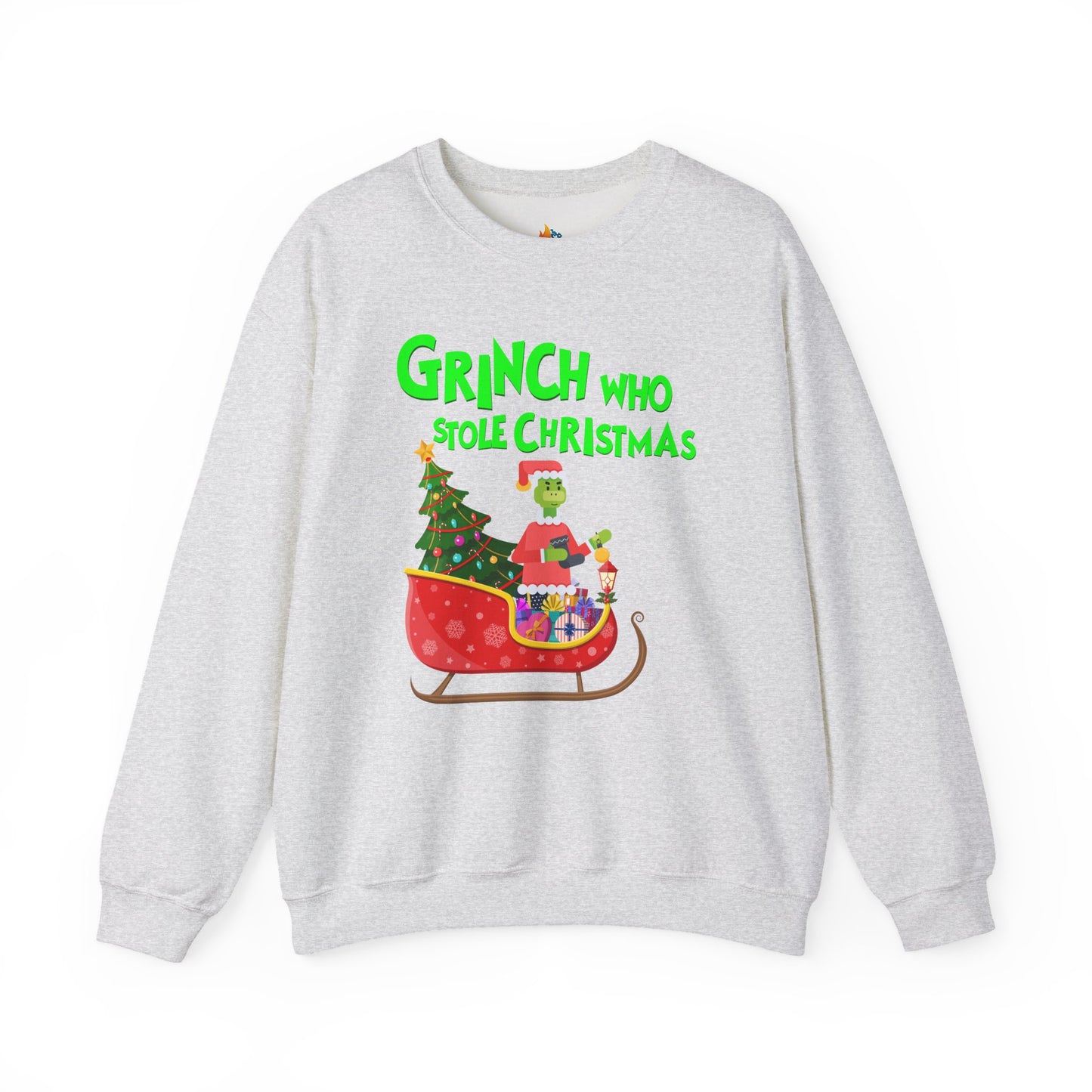 Grinch who stole Christmas Sweatshirt, Unisex Crewneck, Holiday Season Outfit, Winter Sweatshirt