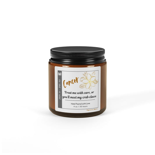 Cancer Candle, Zodiac Candle Collection, Astrology-Inspired Candles, Horoscope Gifts